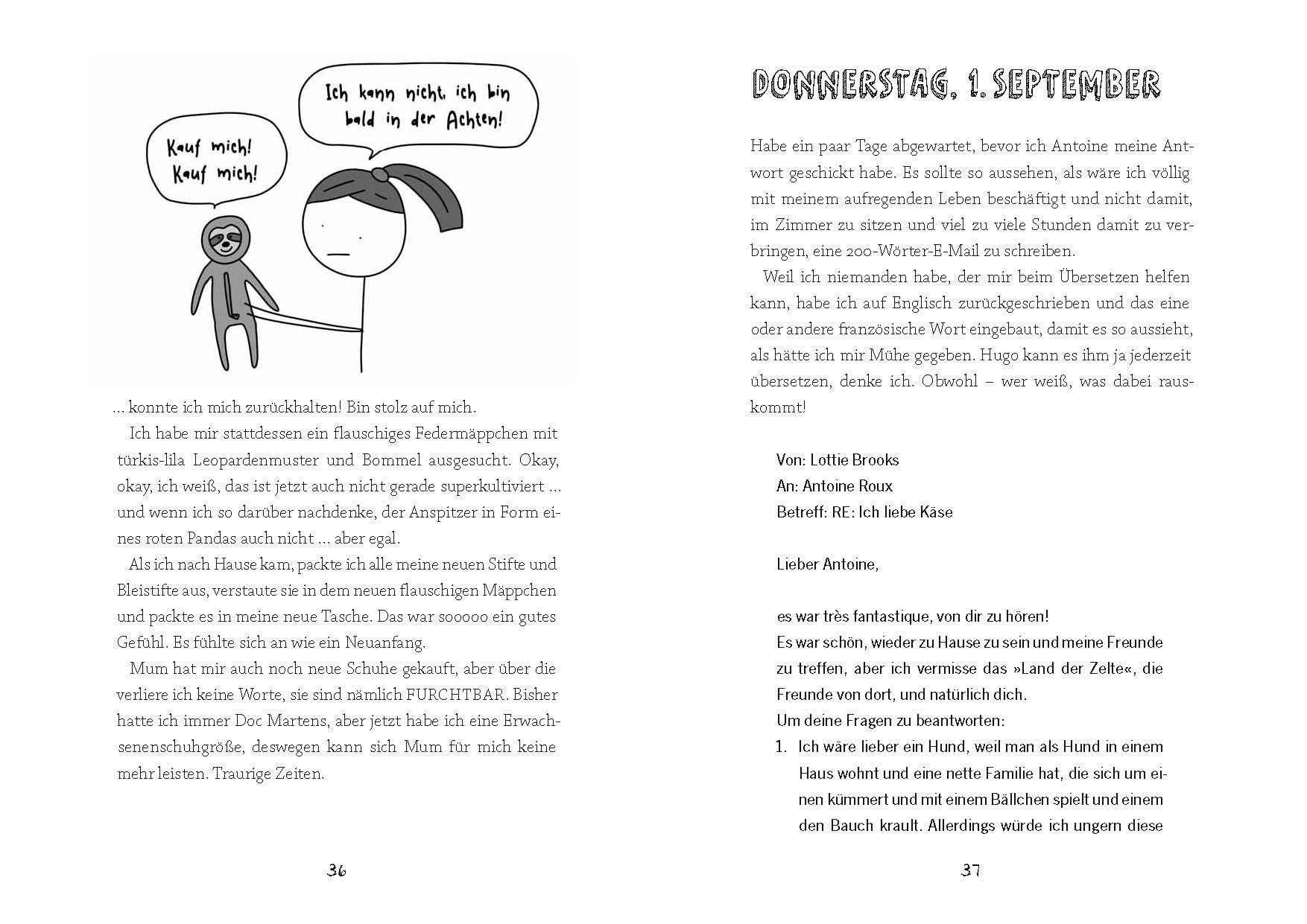 Beispielinhalt (Bild) Lottie Brooks: Schlimmste Klassenfahrt ever