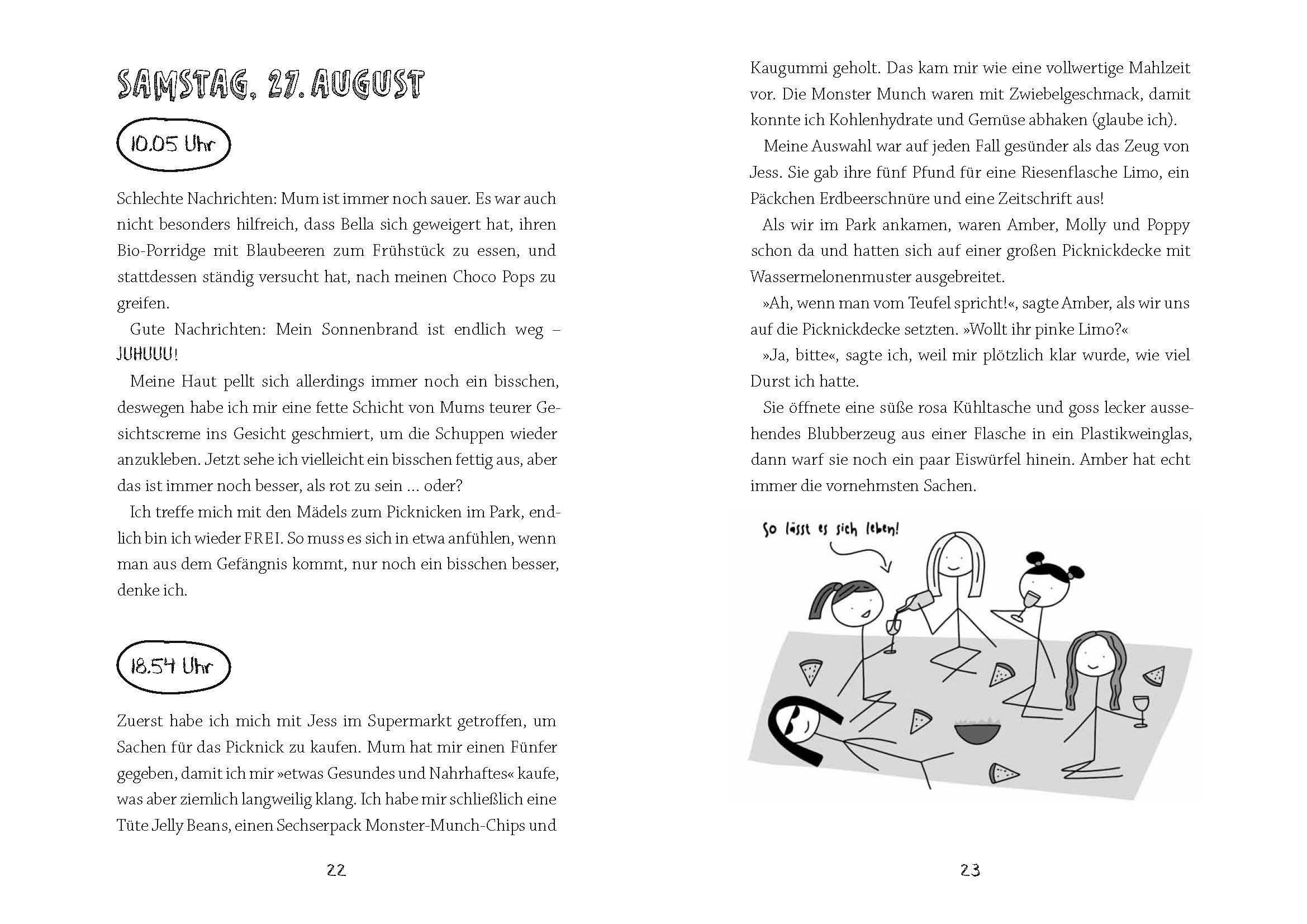 Beispielinhalt (Bild) Lottie Brooks: Schlimmste Klassenfahrt ever