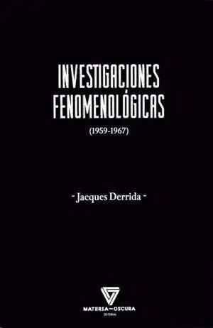 Vorderes Coverbild Investigaciones fenomenológicas [1959-1967]