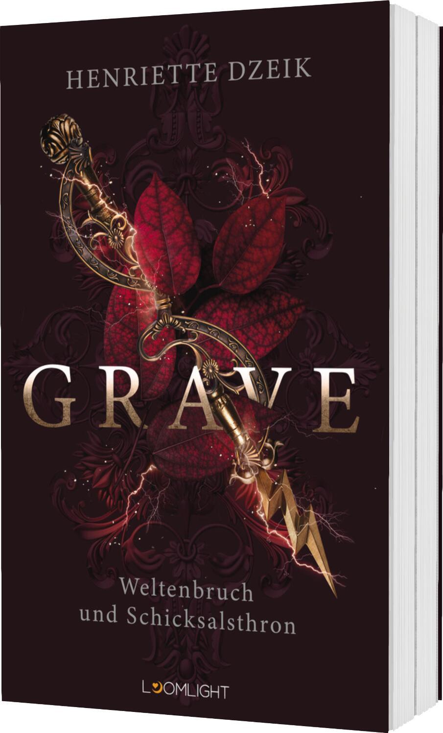 Vorderes Coverbild Grave 3: Weltenbruch und Schicksalsthron