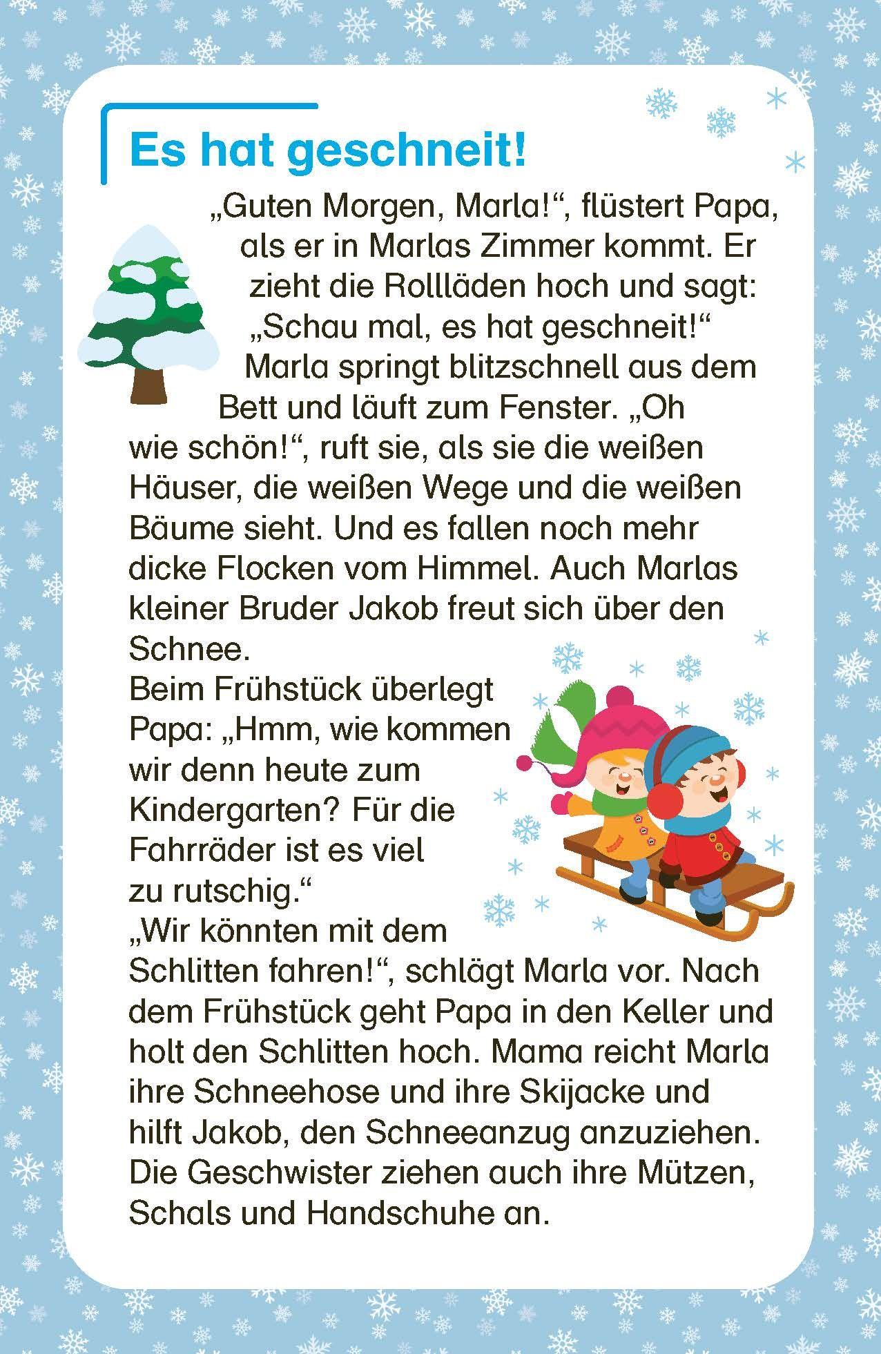 Beispielinhalt (Bild) Meine Vorschul-Spaß-Box: Vorlesegeschichten