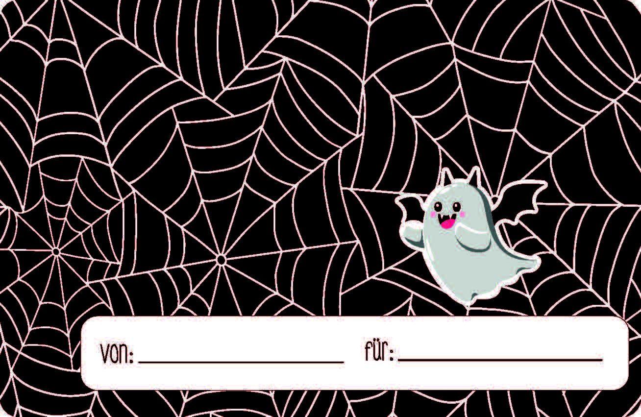 Beispielinhalt (Bild) Meine Sticker + Karten + Box - Gruselspaß