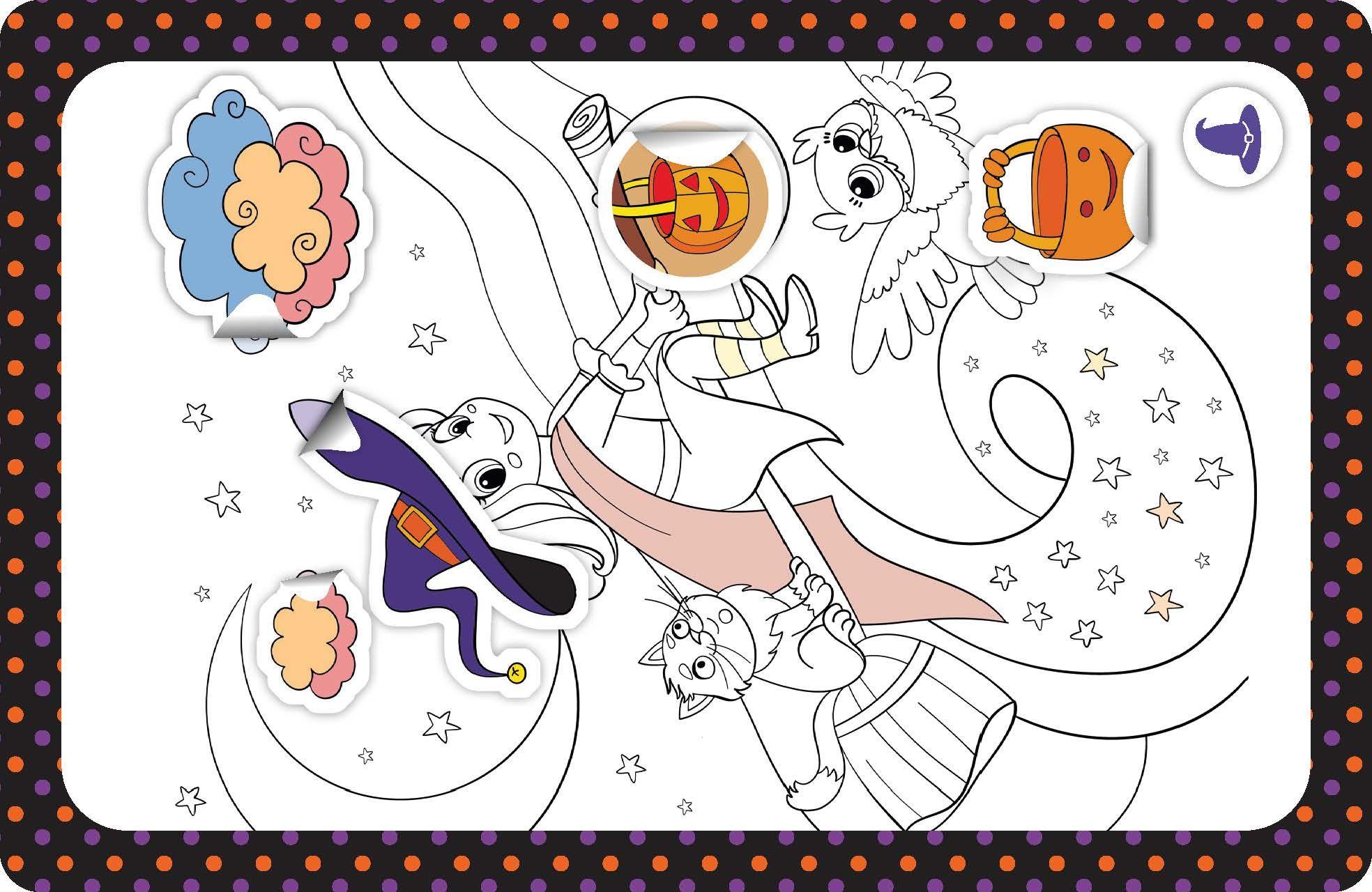 Beispielinhalt (Bild) Meine Sticker + Karten + Box - Gruselspaß