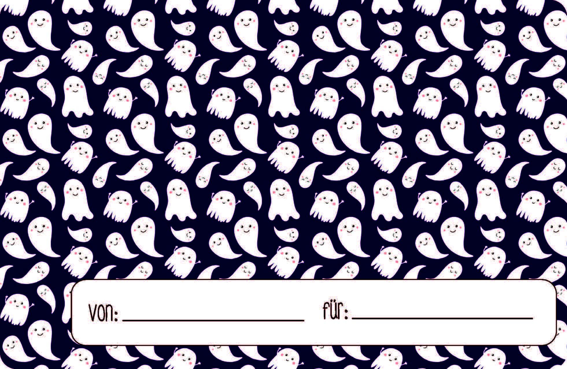 Beispielinhalt (Bild) Meine Sticker + Karten + Box - Gruselspaß