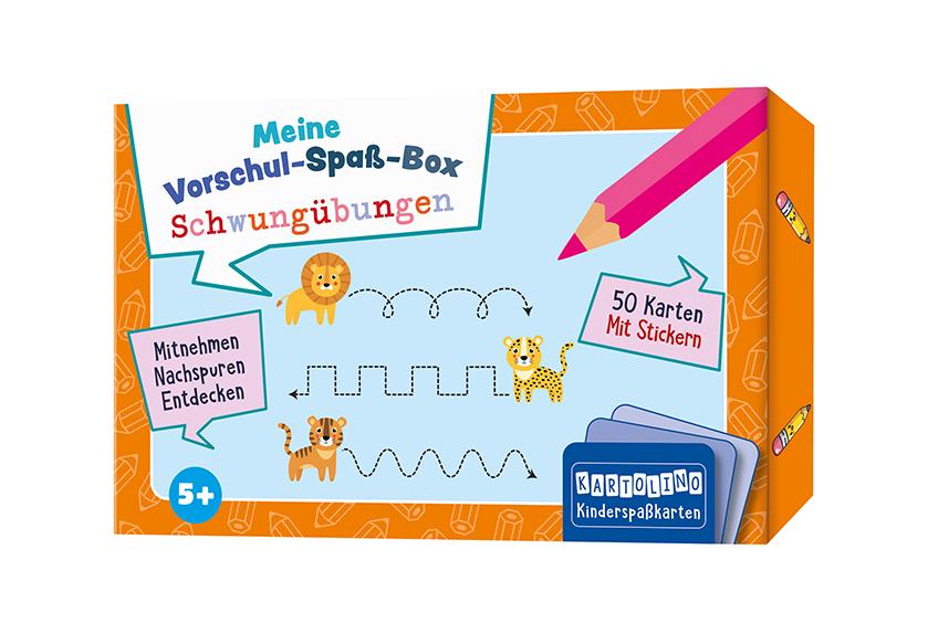 Vorderes Coverbild Meine Vorschul-Spaß-Box: Schwungübungen