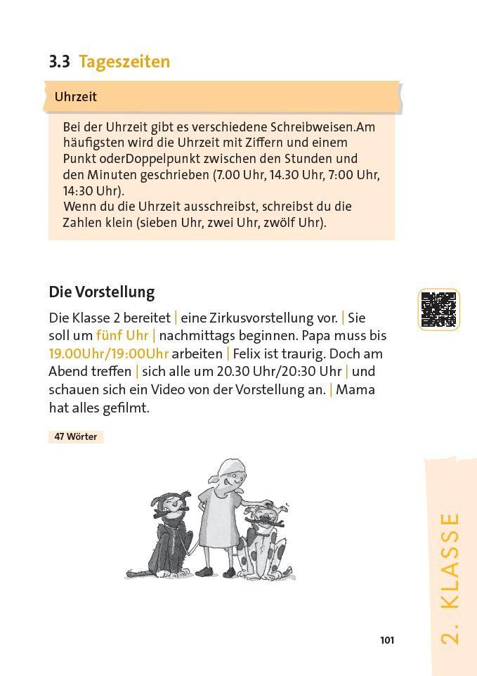 Beispielinhalt (Bild) 150 Diktate 2. bis 4. Klasse: Regeln und Texte zum Üben