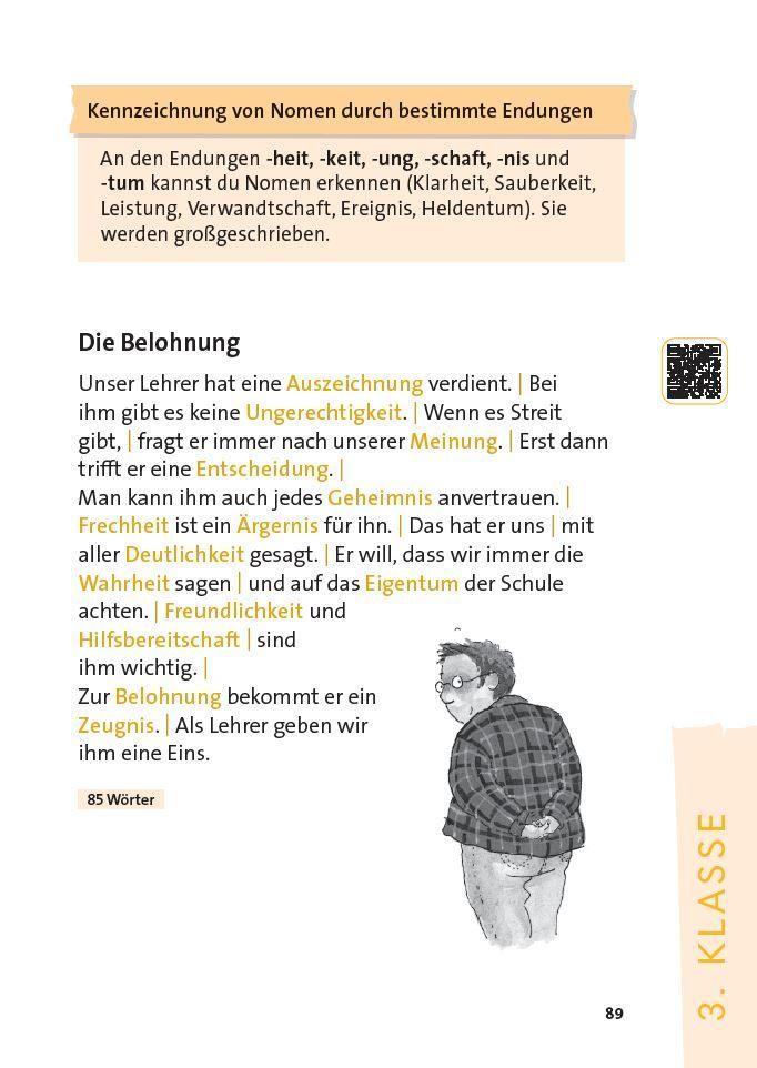 Beispielinhalt (Bild) 150 Diktate 2. bis 4. Klasse: Regeln und Texte zum Üben