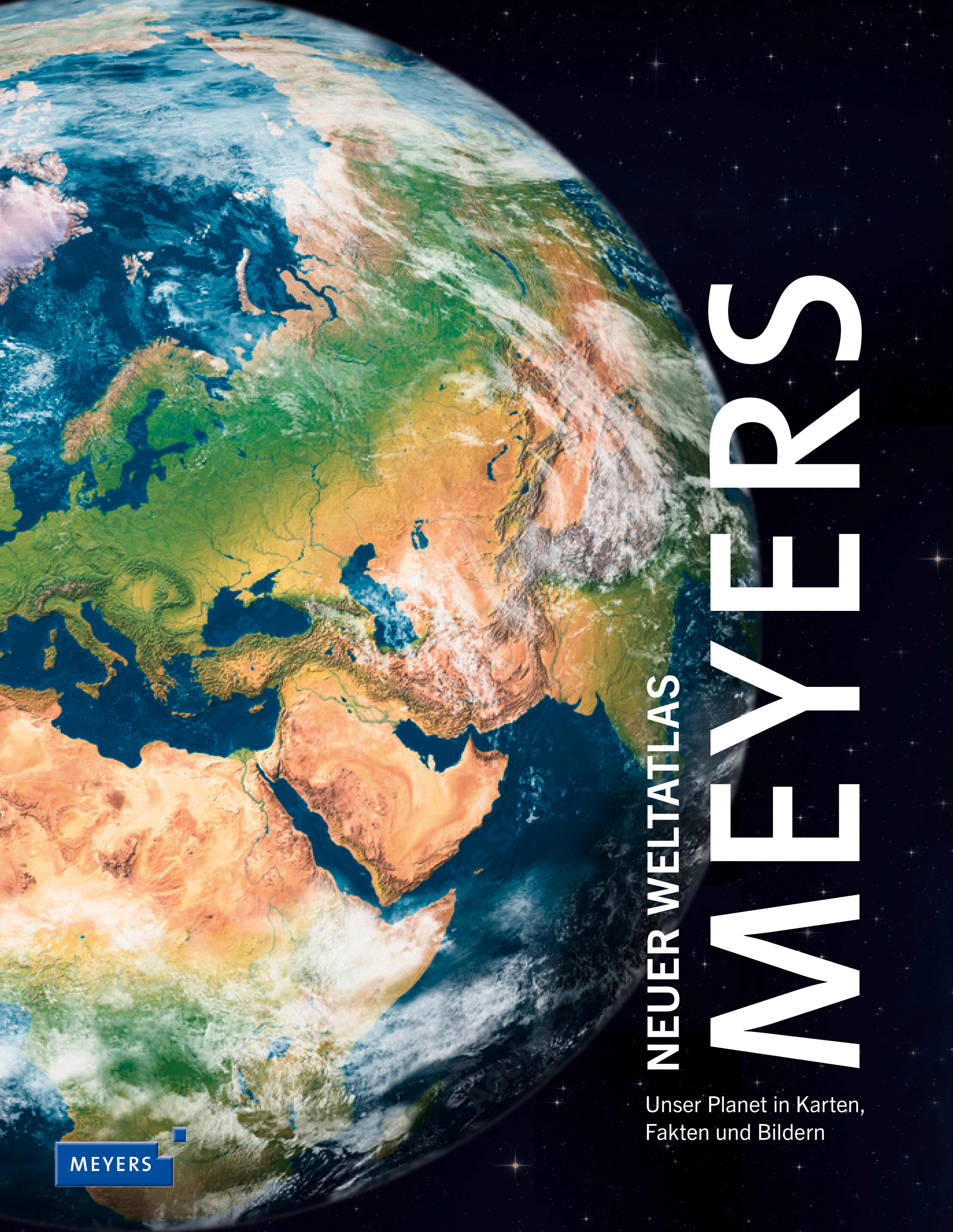Vorderes Coverbild Meyers Neuer Weltatlas