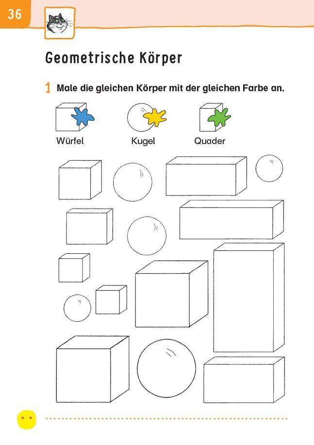 Beispielinhalt (Bild) Übungsheft Mathematik - 2. Klasse