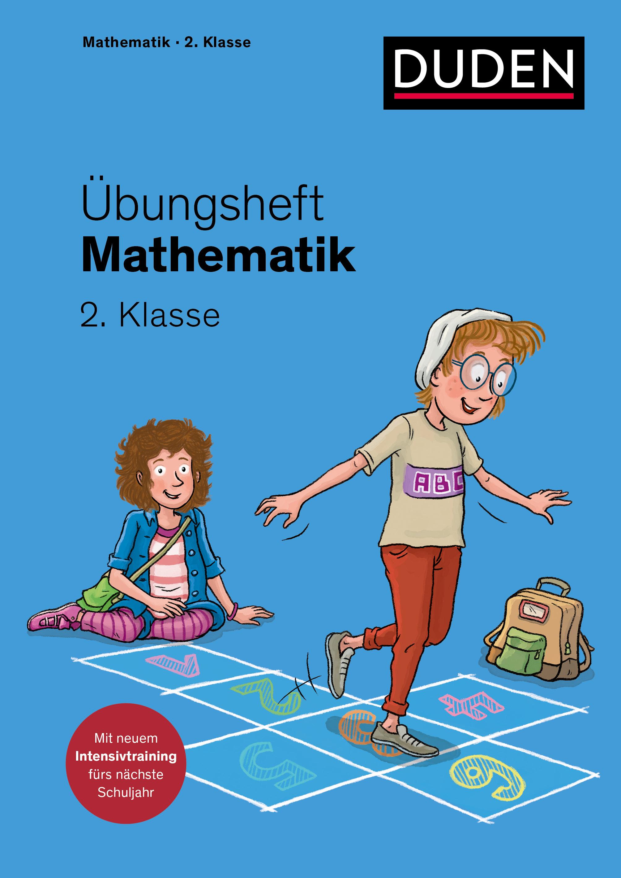 Vorderes Coverbild Übungsheft Mathematik - 2. Klasse