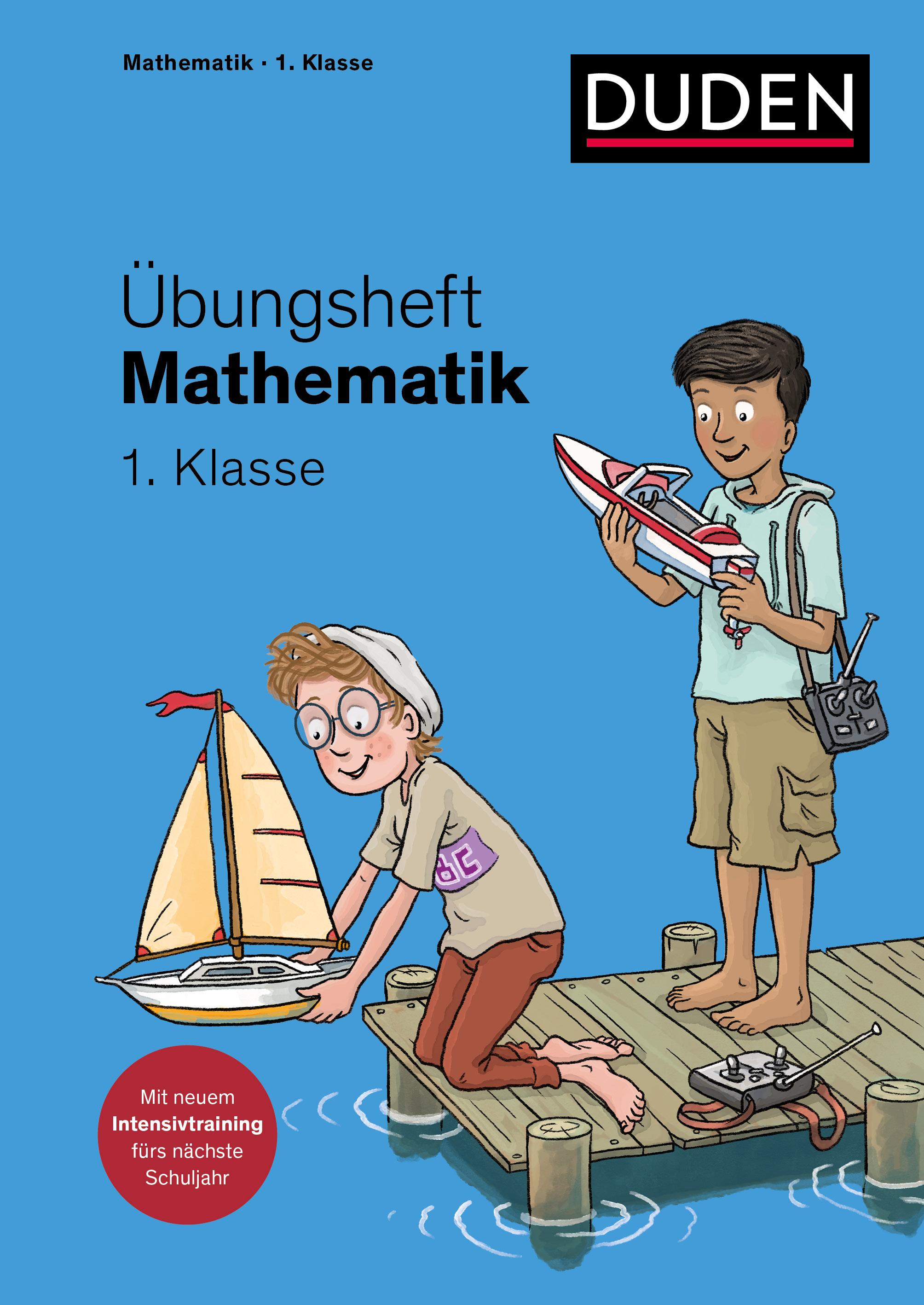 Vorderes Coverbild Übungsheft Mathematik - 1. Klasse