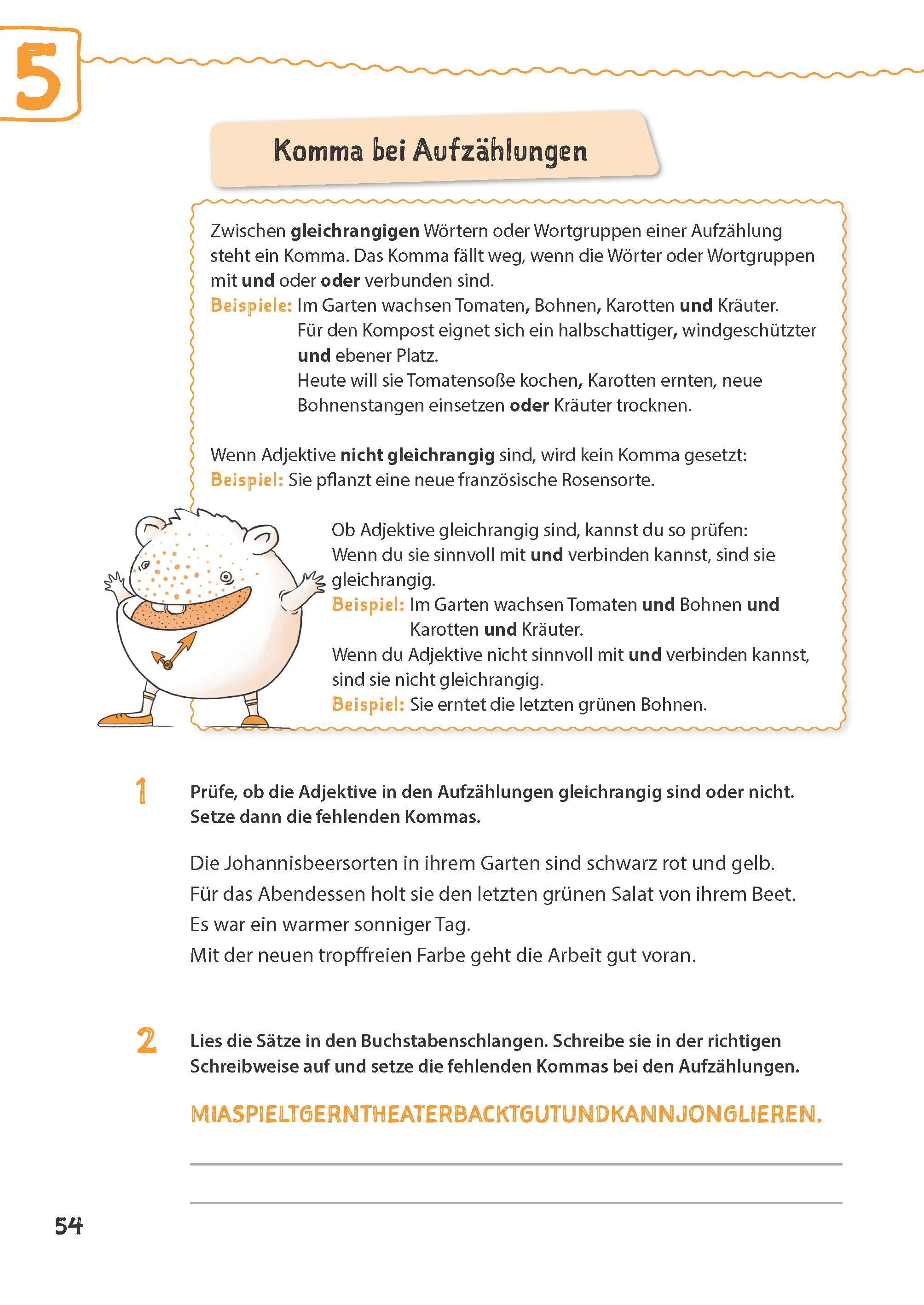 Beispielinhalt (Bild) Deutsch in 15 Minuten - Rechtschreibung 5./6. Klasse