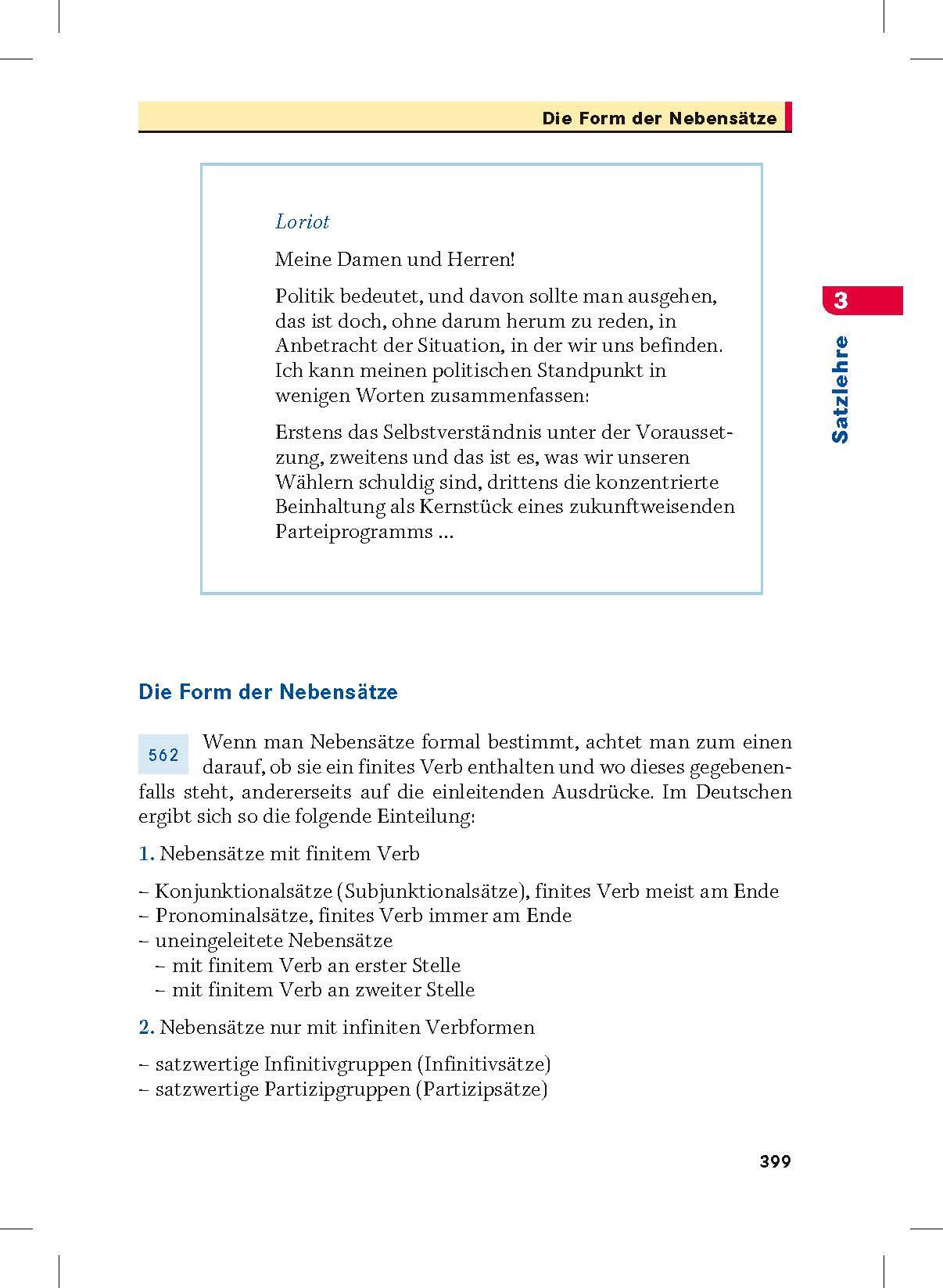 Beispielinhalt (Bild) Schulduden Grammatik