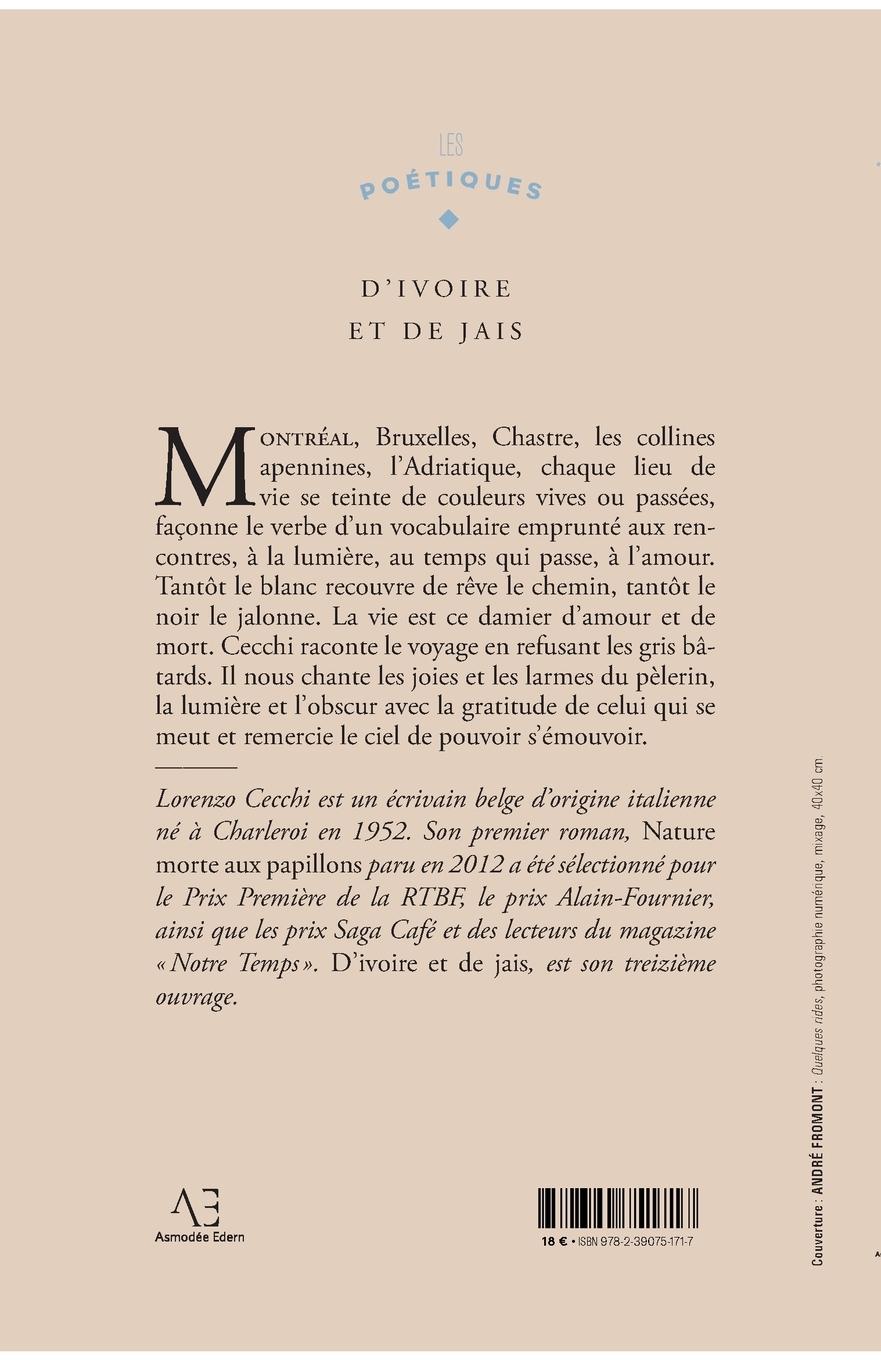 Rückseitencover D'ivoire et de jais