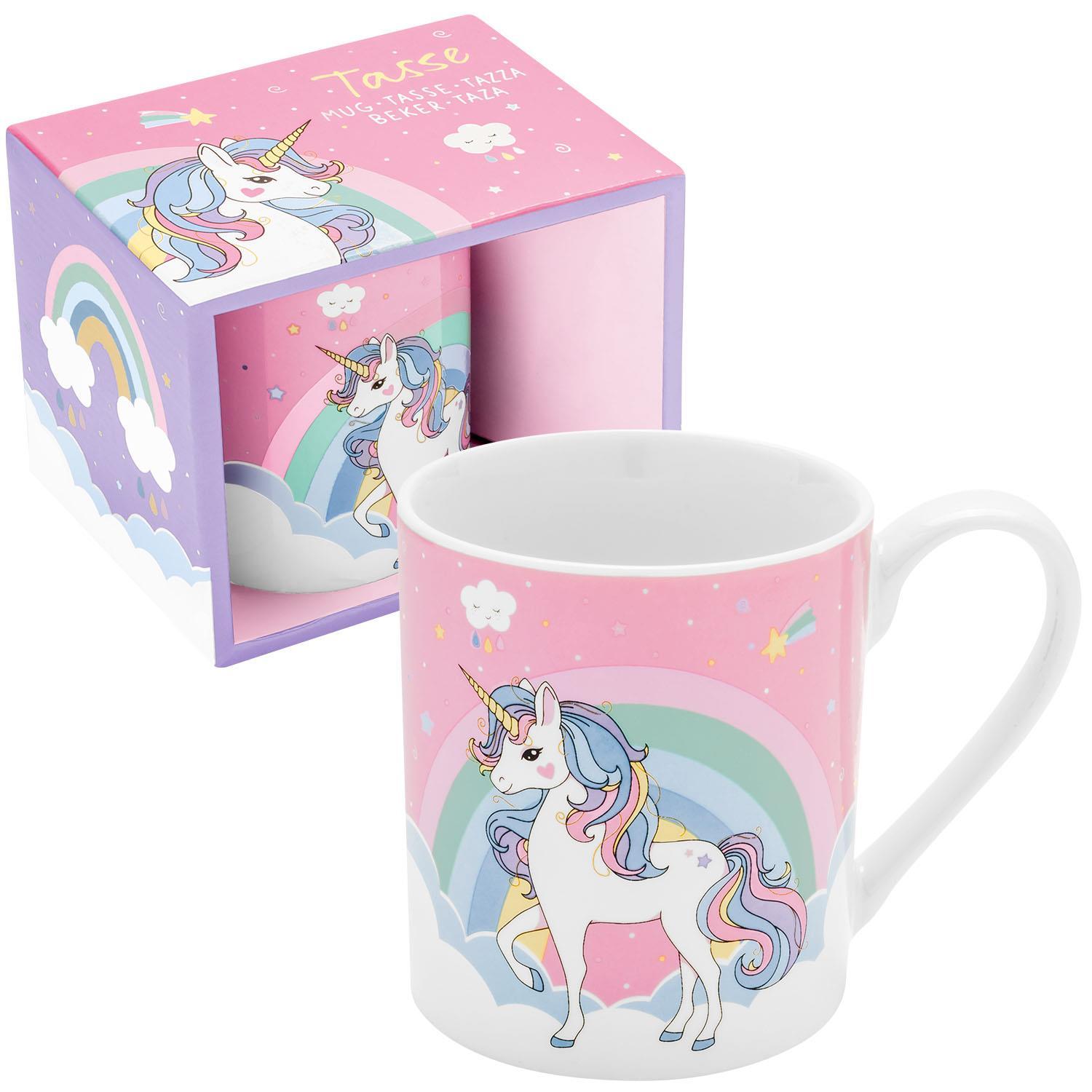 Vorderes Coverbild Tasse mit Motiv 'Einhorn'