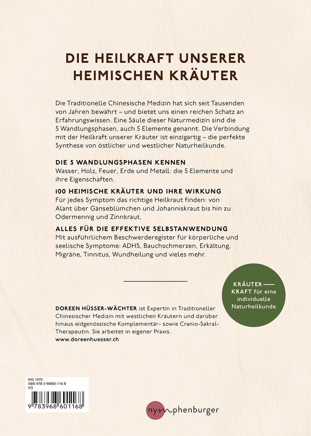 Beispielinhalt (Bild) Die 5 Elemente der TCM und die Heilkraft unserer heimischen Kräuter