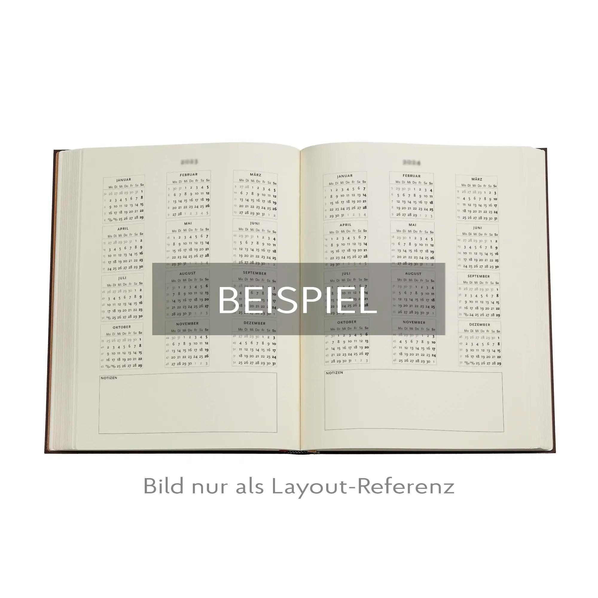 Beispielinhalt (Bild) 12-Monatskalender. 2026 Der Obstgarten Ultra Tag