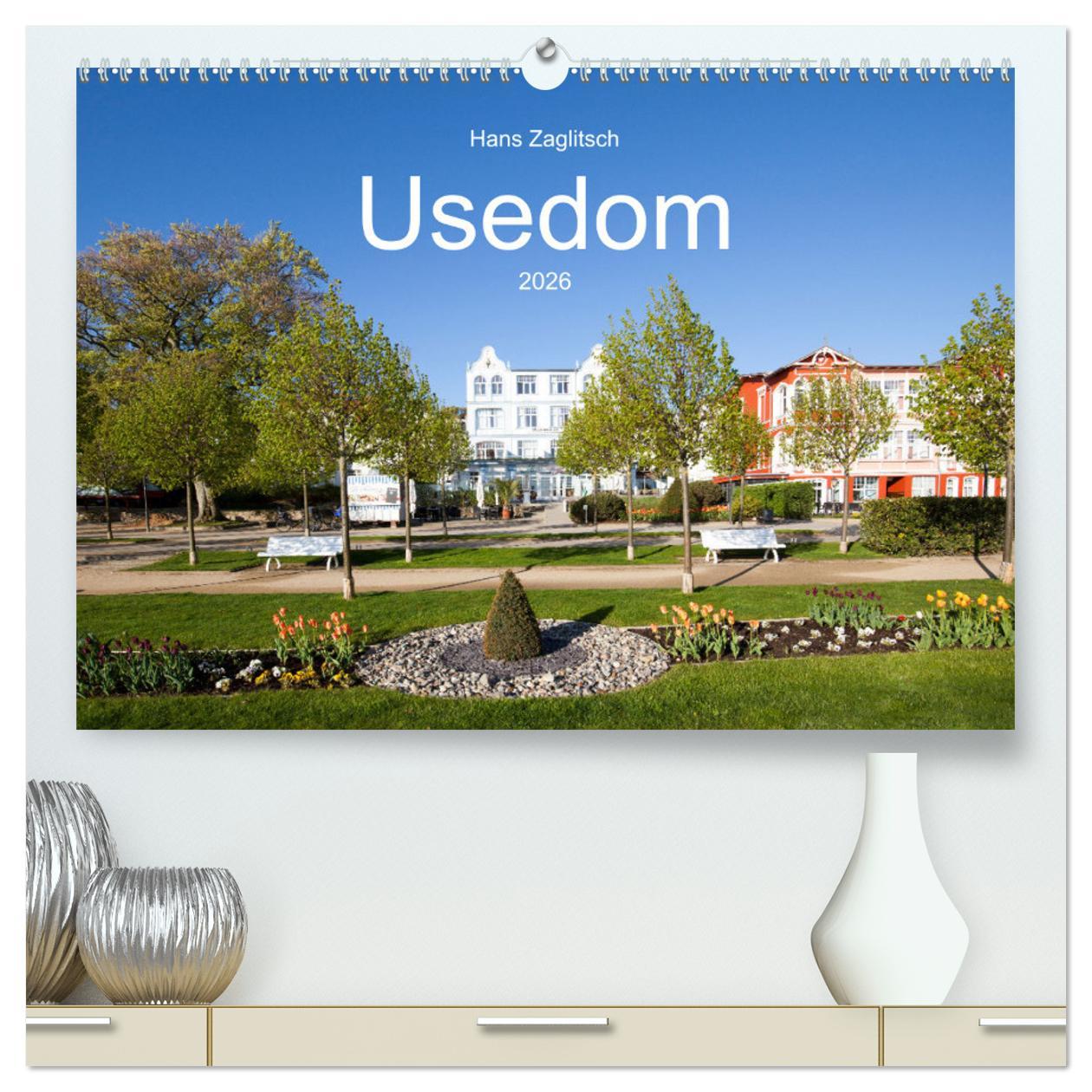 Vorderes Coverbild Usedom (hochwertiger Premium Wandkalender 2026 DIN A2 quer), Kunstdruck in Hochglanz