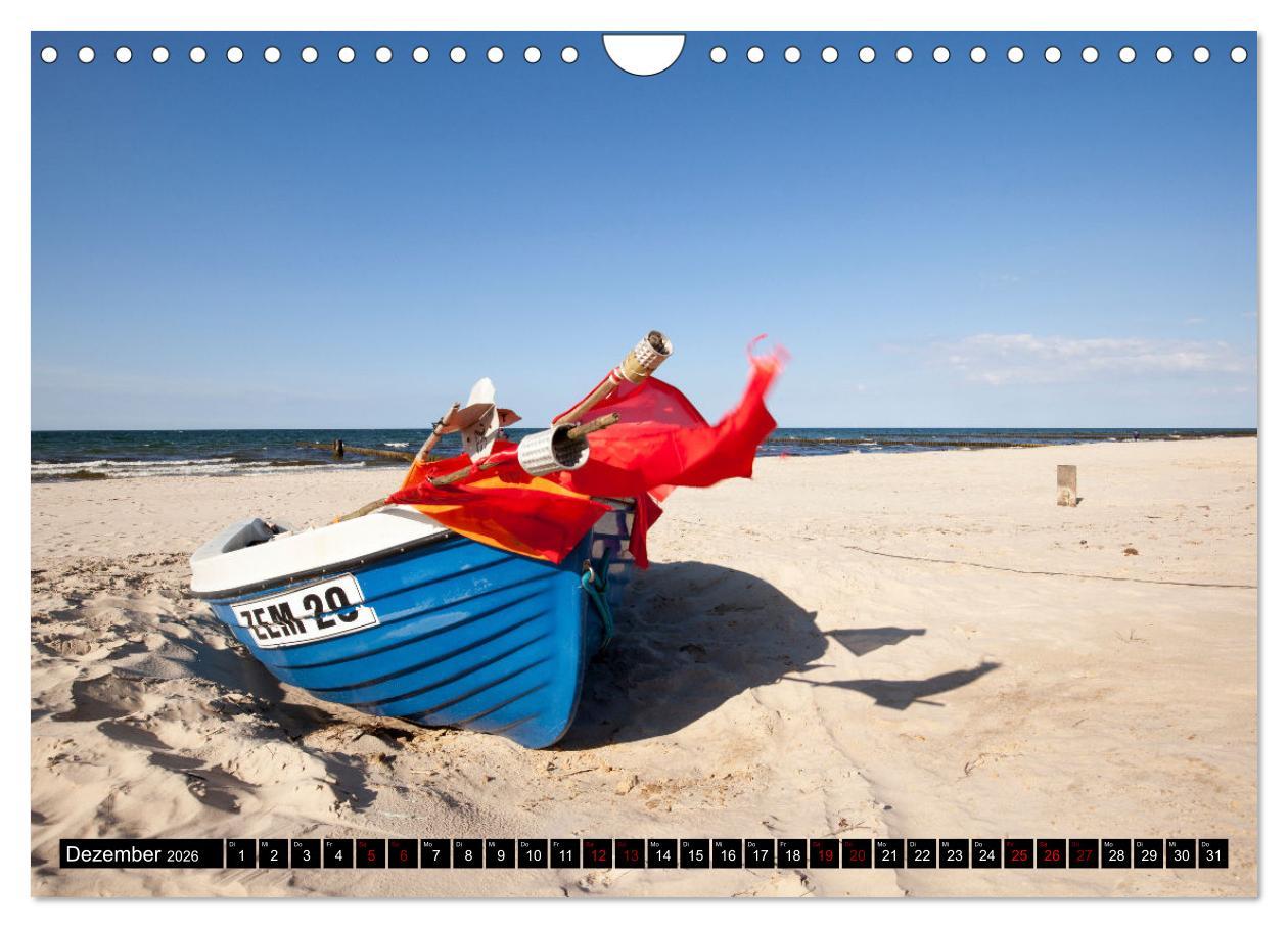 Beispielinhalt (Bild) Usedom (Wandkalender 2026 DIN A4 quer), CALVENDO Monatskalender
