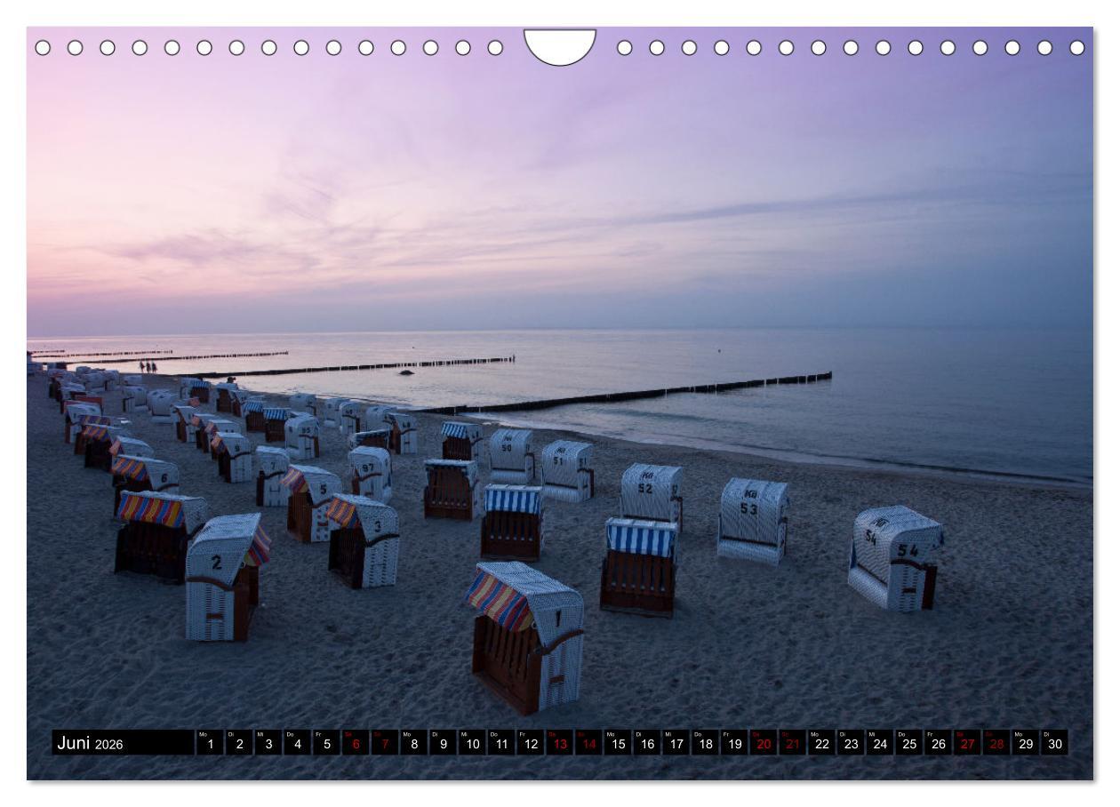 Beispielinhalt (Bild) Usedom (Wandkalender 2026 DIN A4 quer), CALVENDO Monatskalender