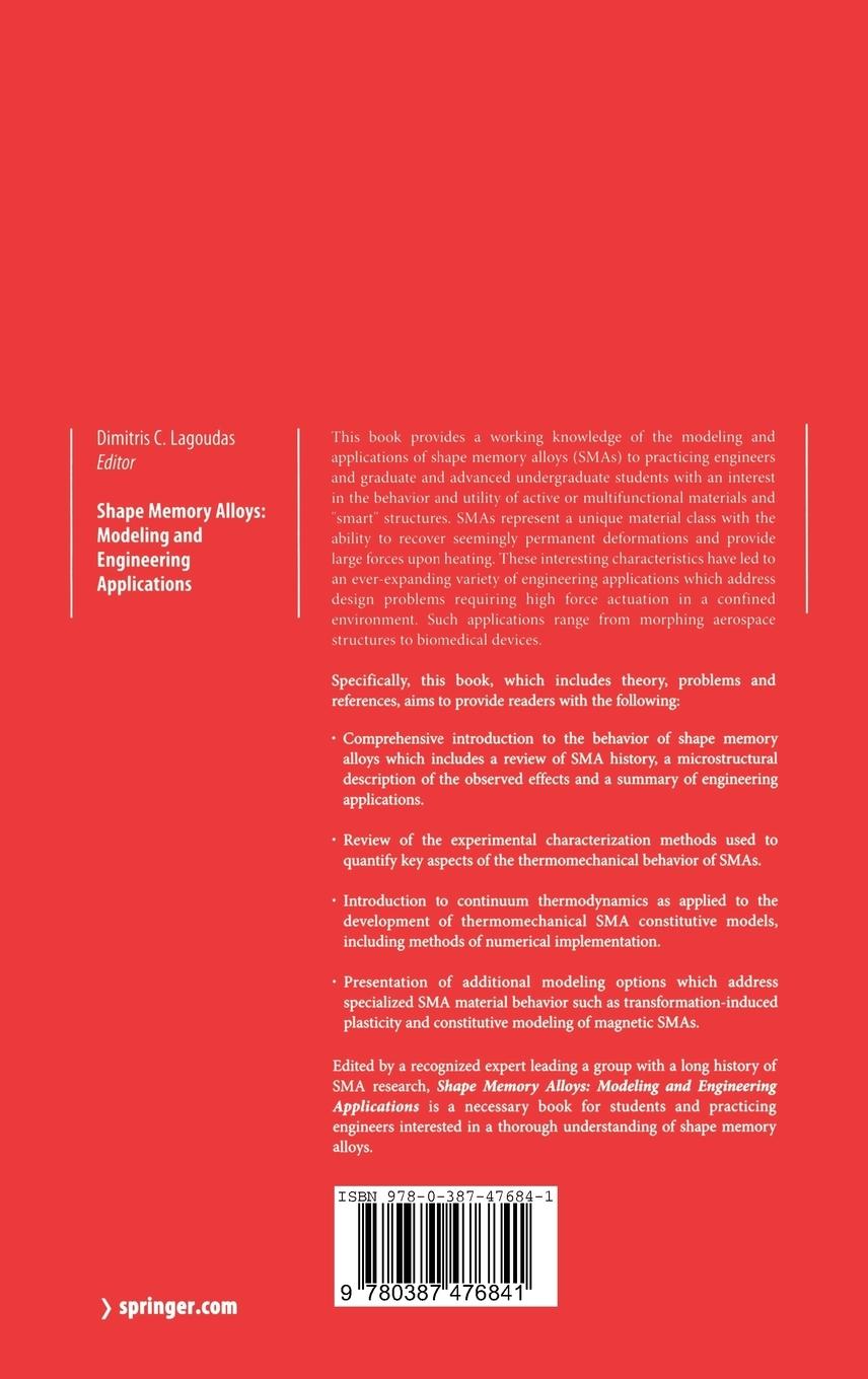 Rückseitencover Shape Memory Alloys