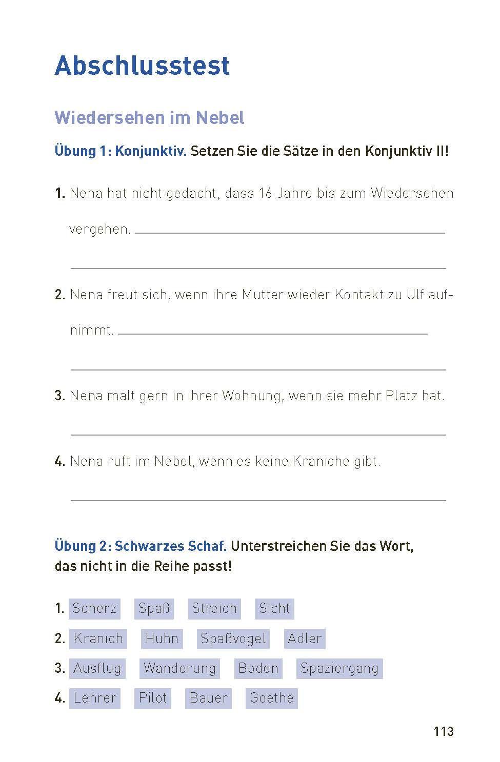 Beispielinhalt (Bild) Wiedersehen im Nebel