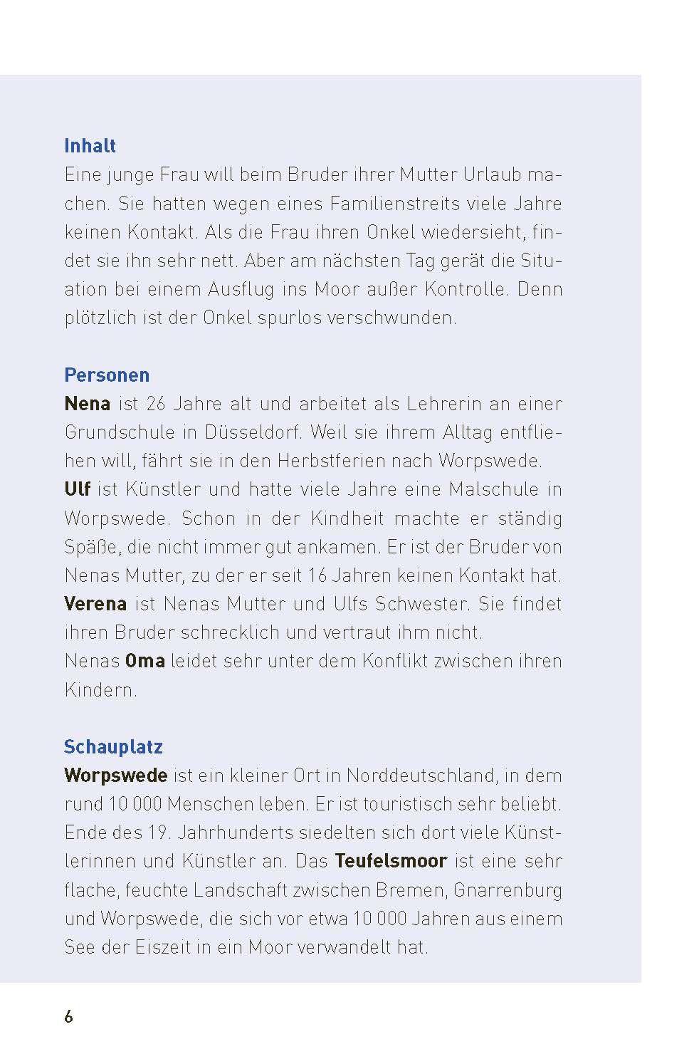 Beispielinhalt (Bild) Wiedersehen im Nebel