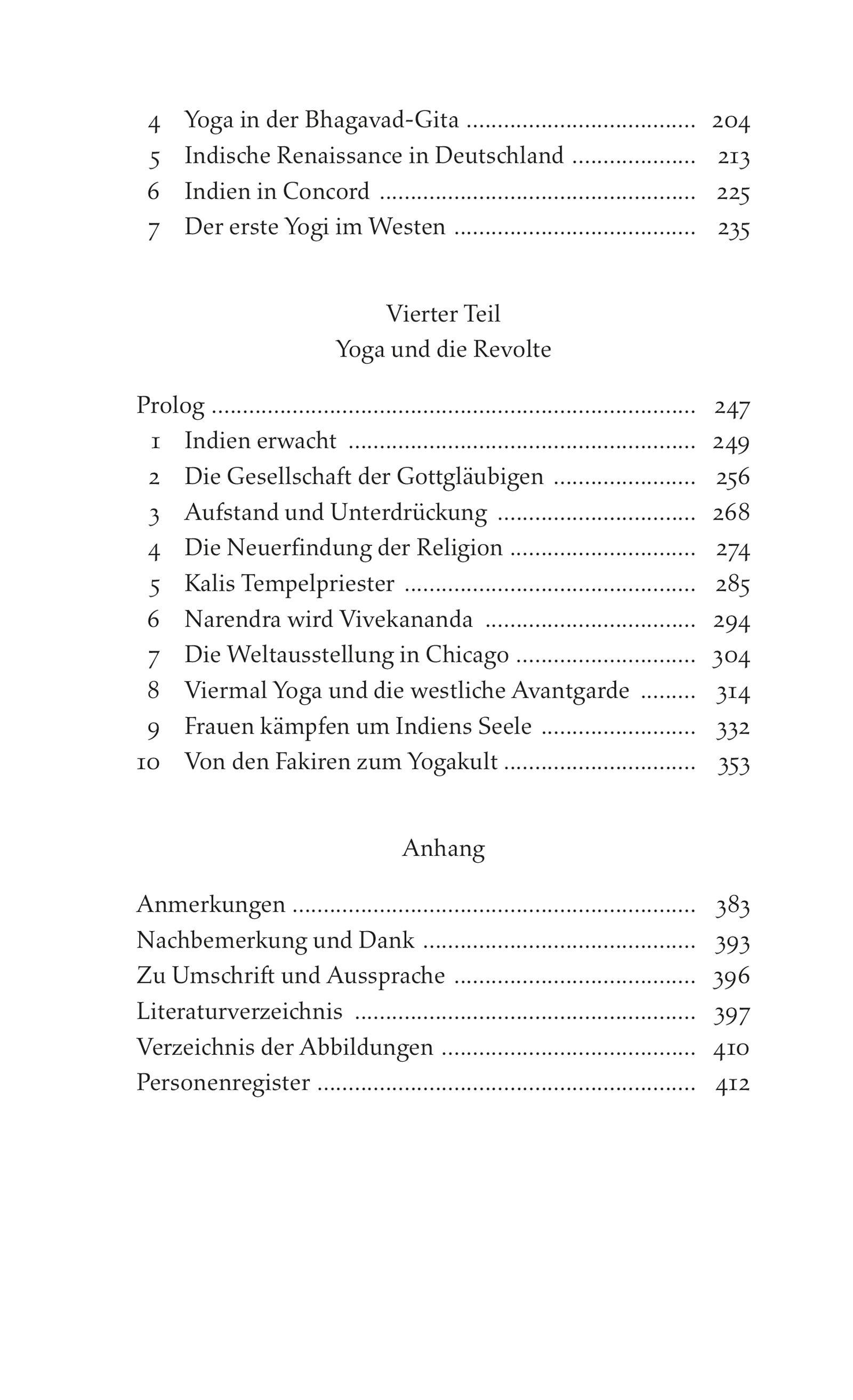 Beispielinhalt (Bild) Yoga oder Die sanfte Eroberung des Westens durch den Osten