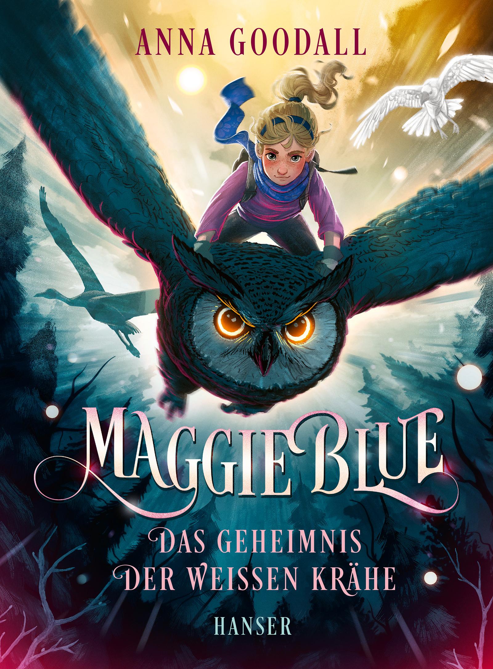 Vorderes Coverbild Maggie Blue - Das Geheimnis der weißen Krähe