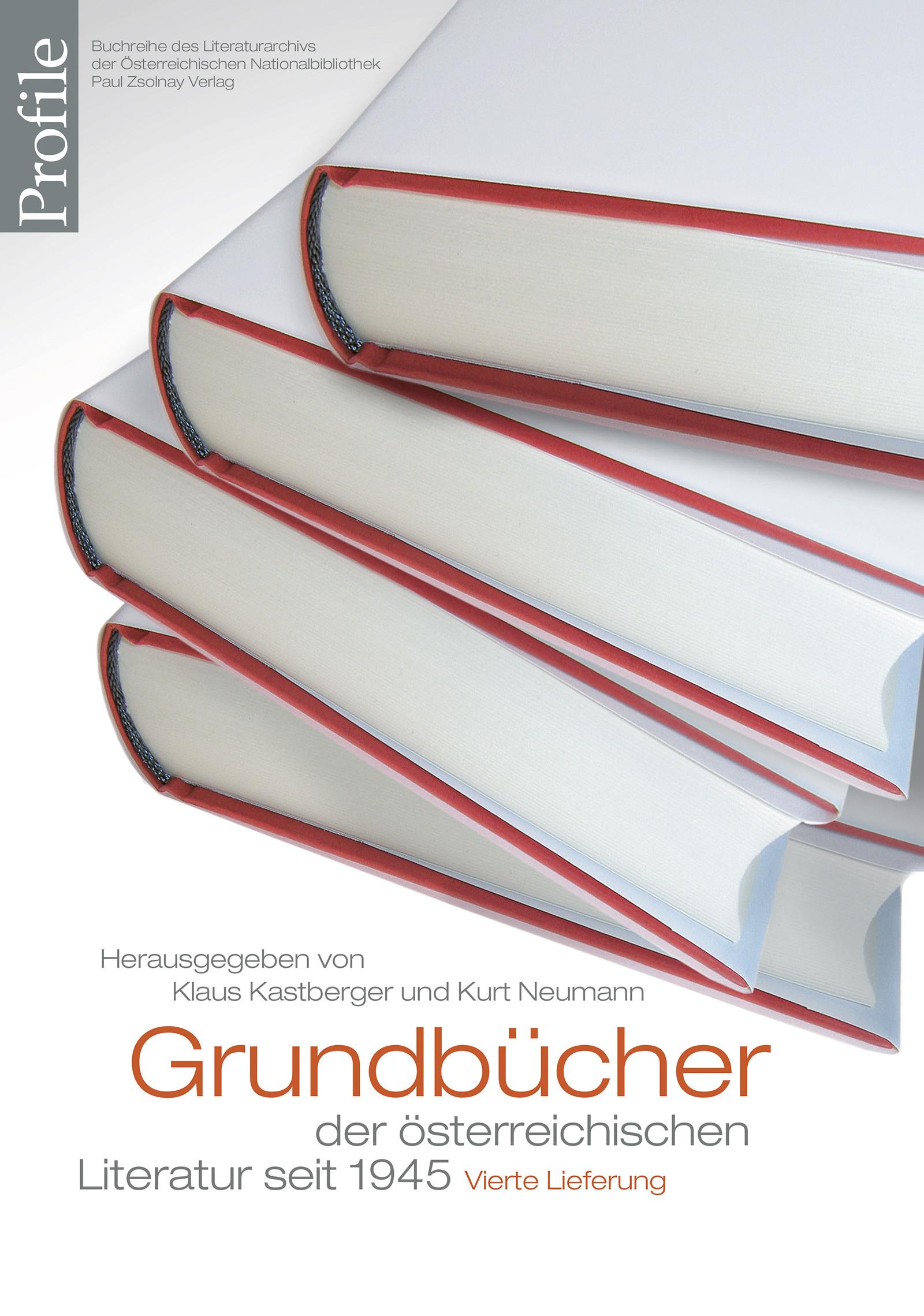 Vorderes Coverbild Grundbücher der österreichischen Literatur. Vierte Lieferung