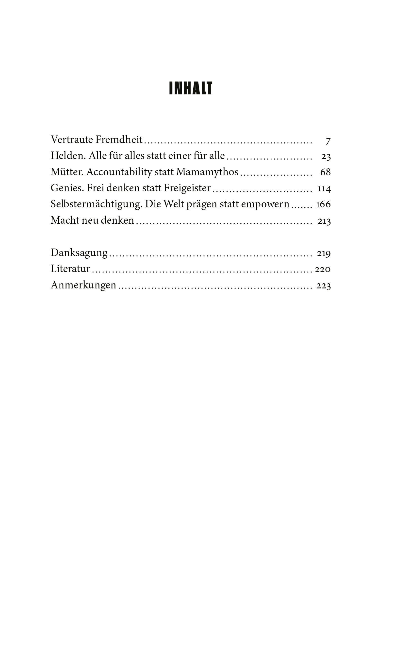 Beispielinhalt (Bild) Weibliche Macht neu denken