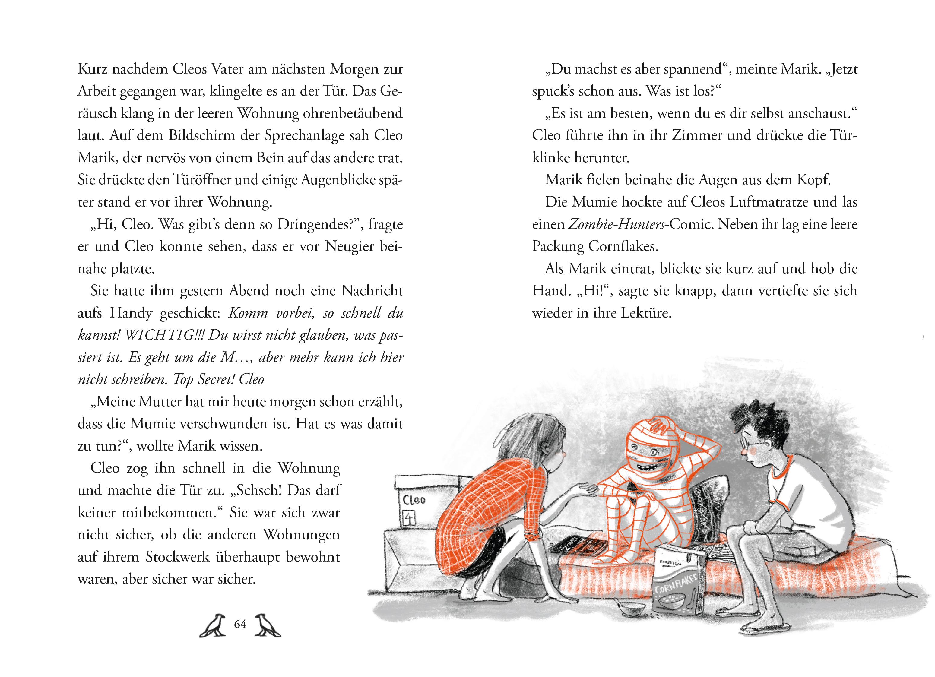 Beispielinhalt (Bild) Eddie (Band 1) - Achtung, die Mumie ist los!