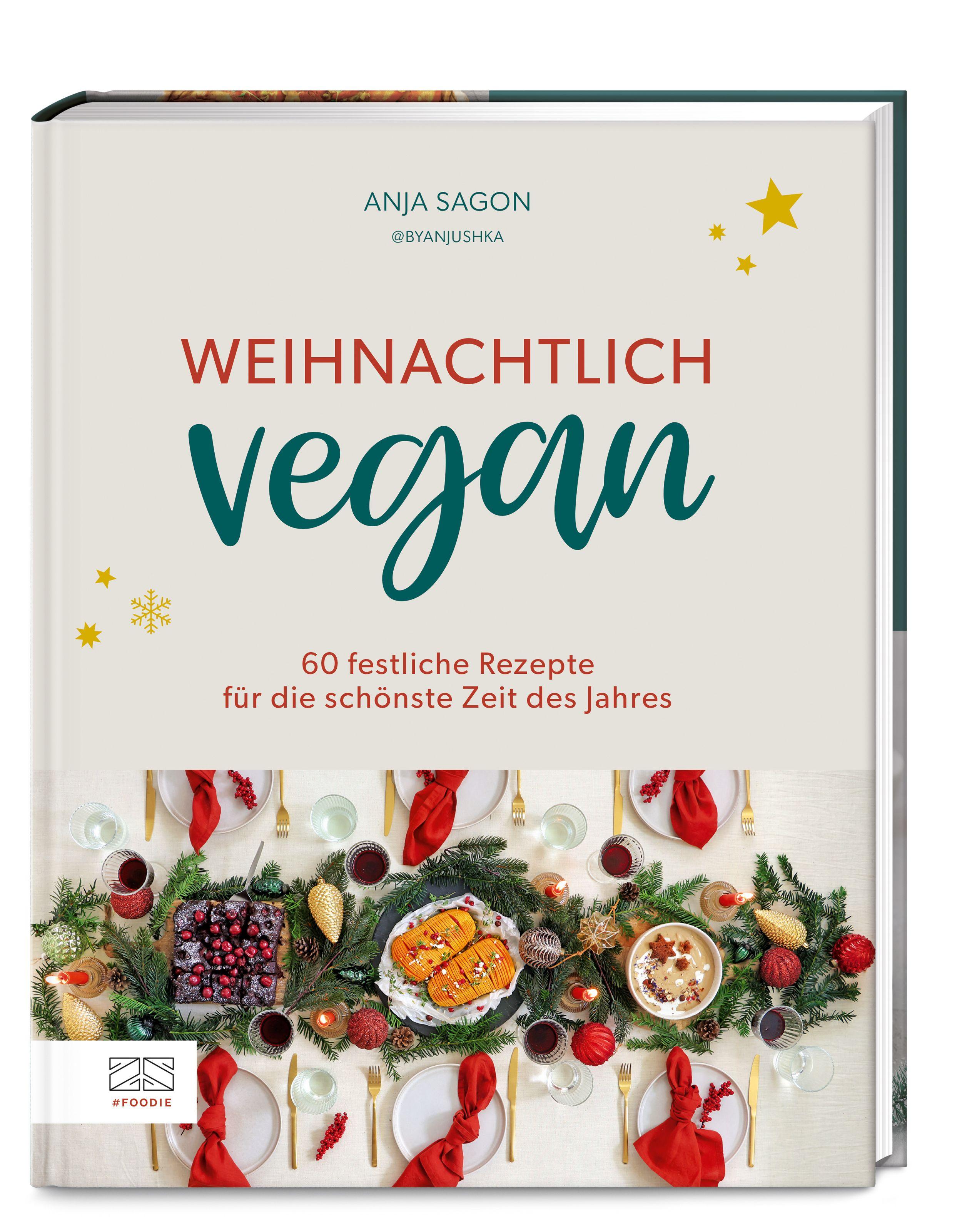 Vorderes Coverbild Weihnachtlich vegan