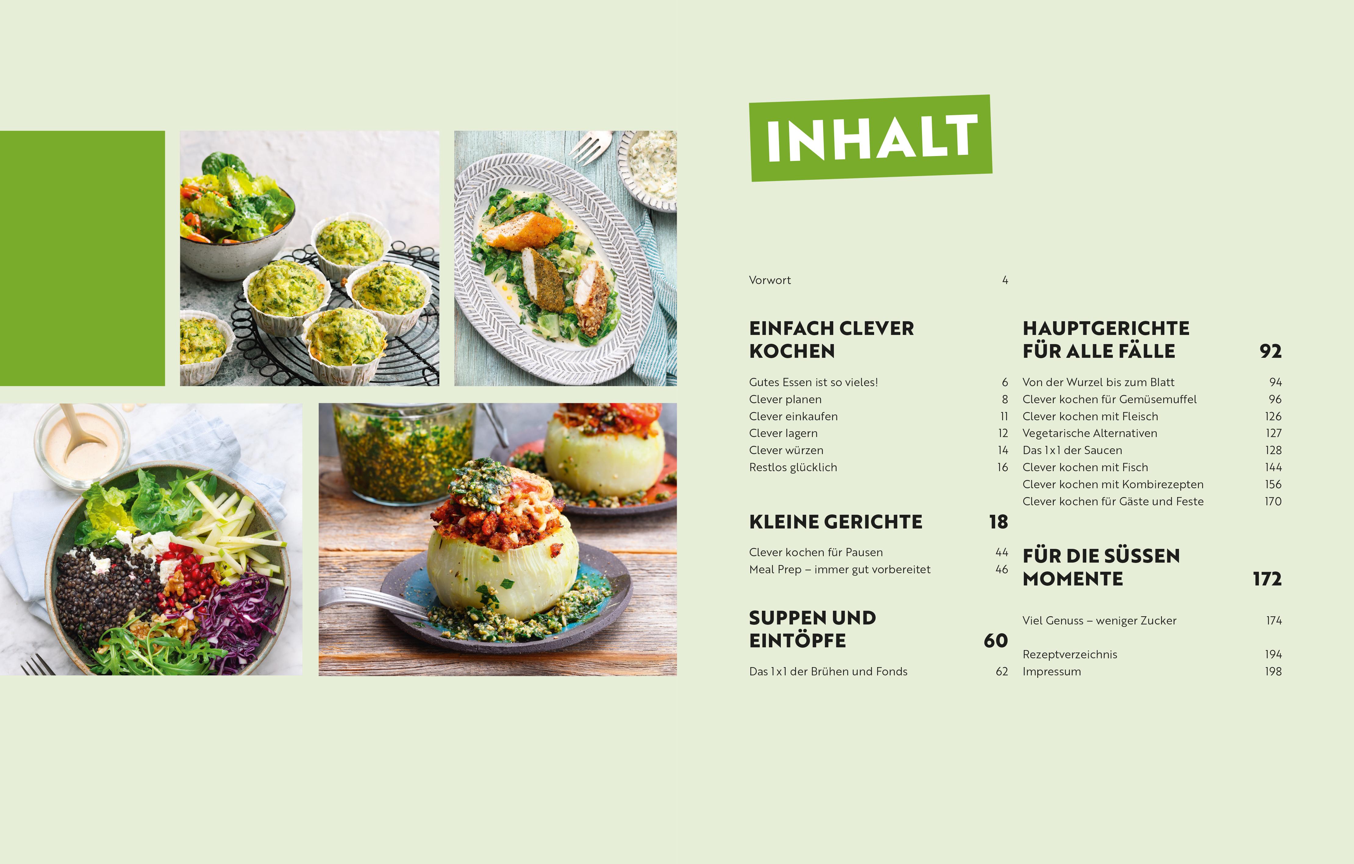 Beispielinhalt (Bild) Viel für wenig - Einfach clever kochen