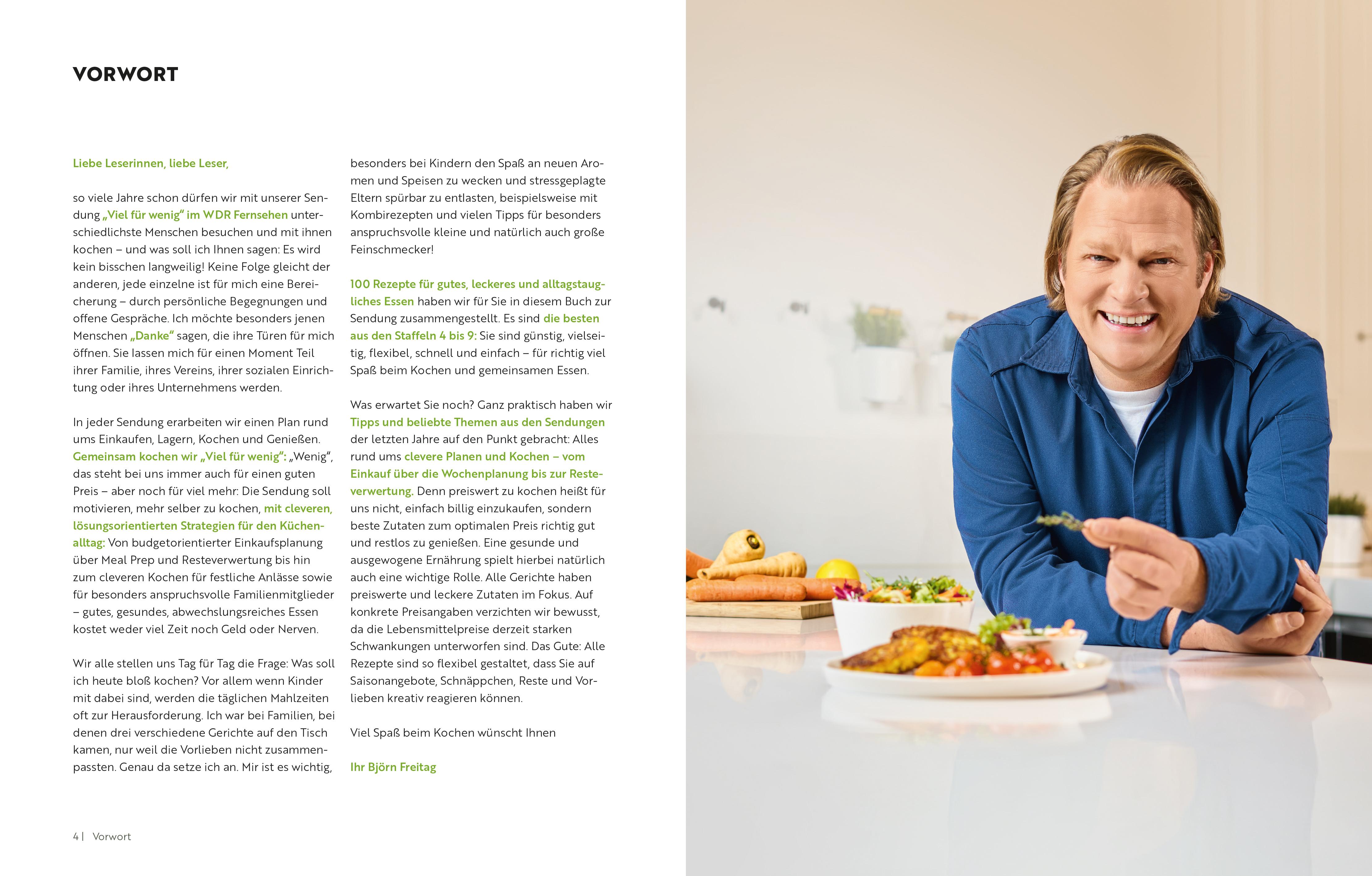 Beispielinhalt (Bild) Viel für wenig - Einfach clever kochen