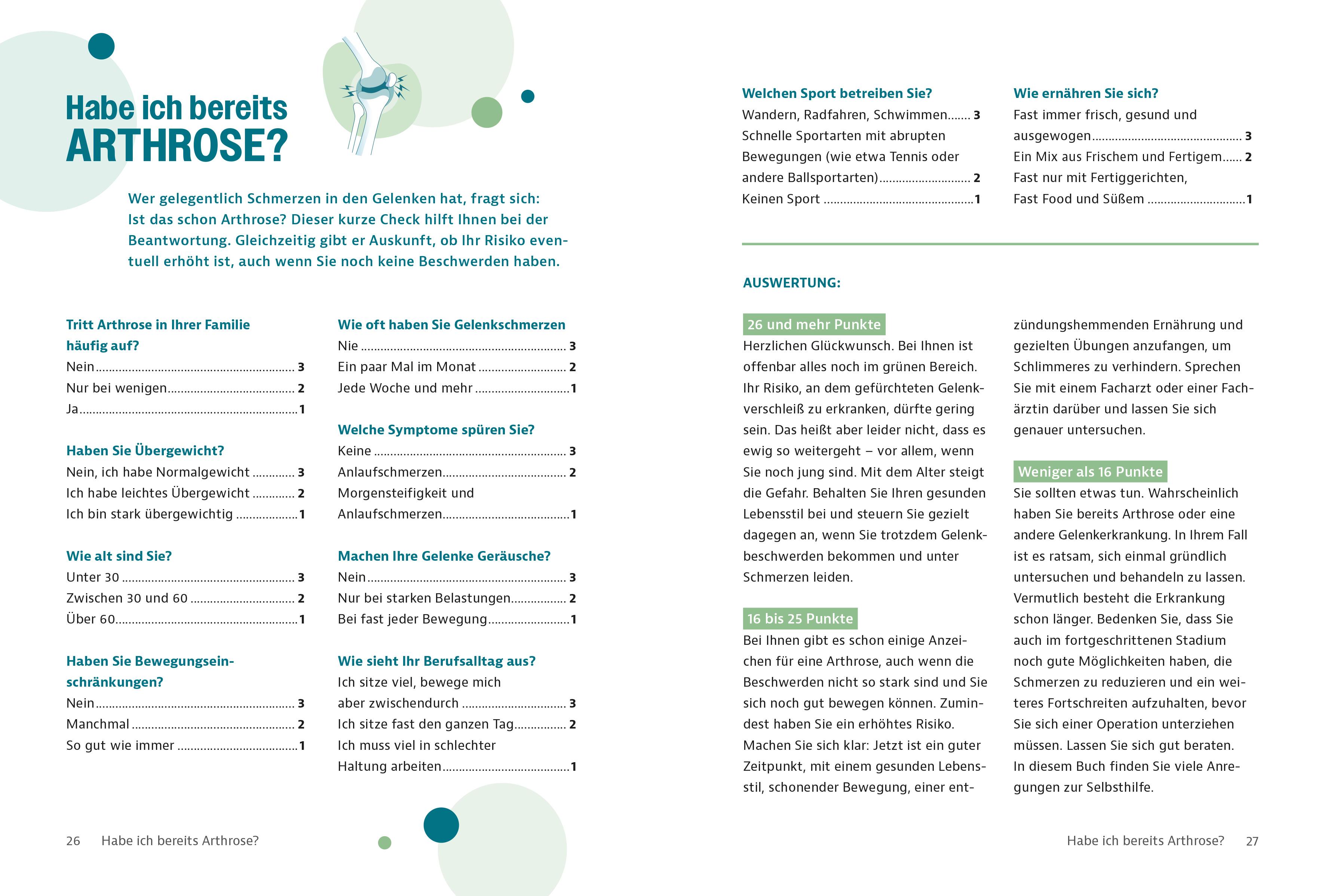 Beispielinhalt (Bild) Gesund mit Visite - Arthrose