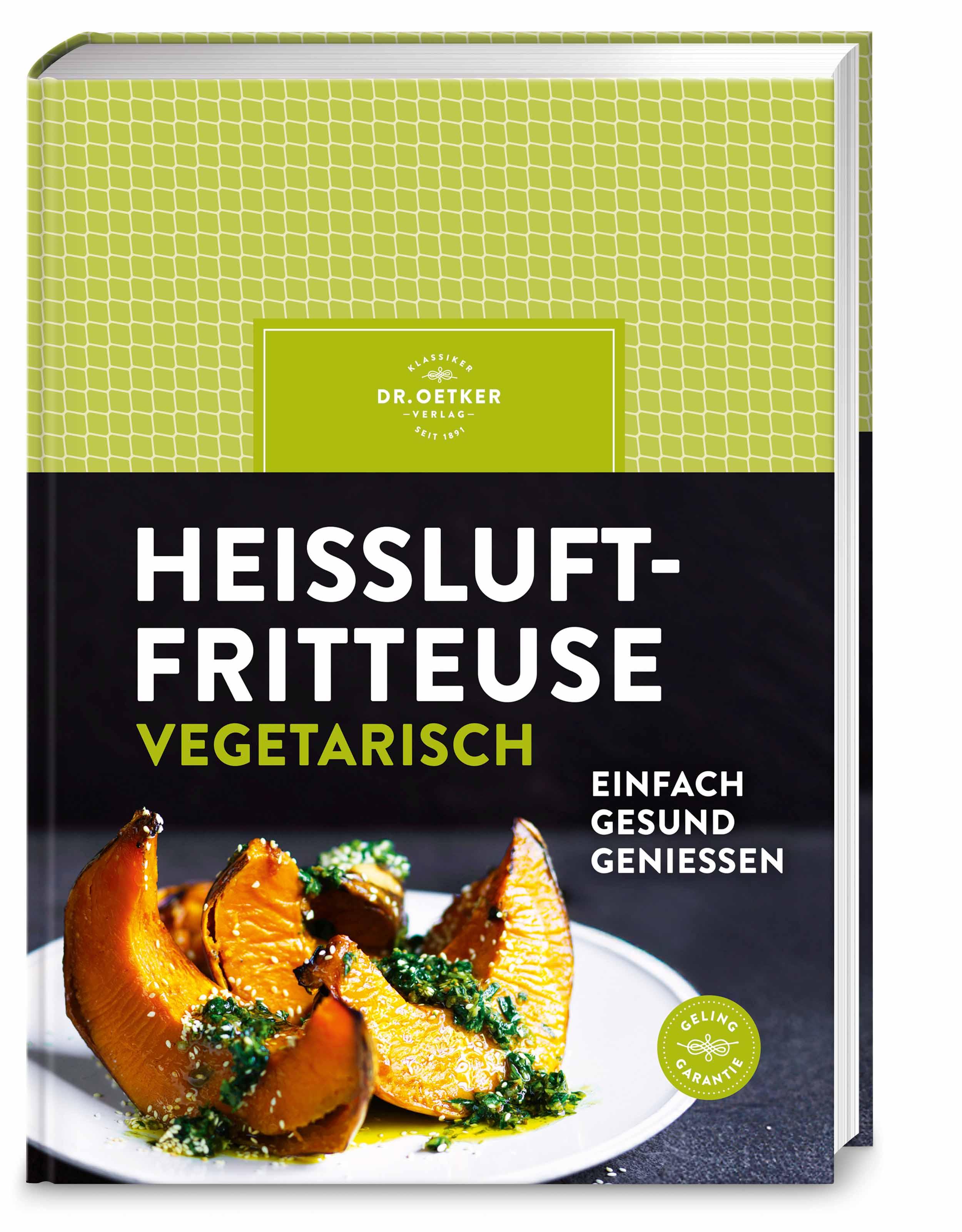 Vorderes Coverbild Heißluftfritteuse vegetarisch