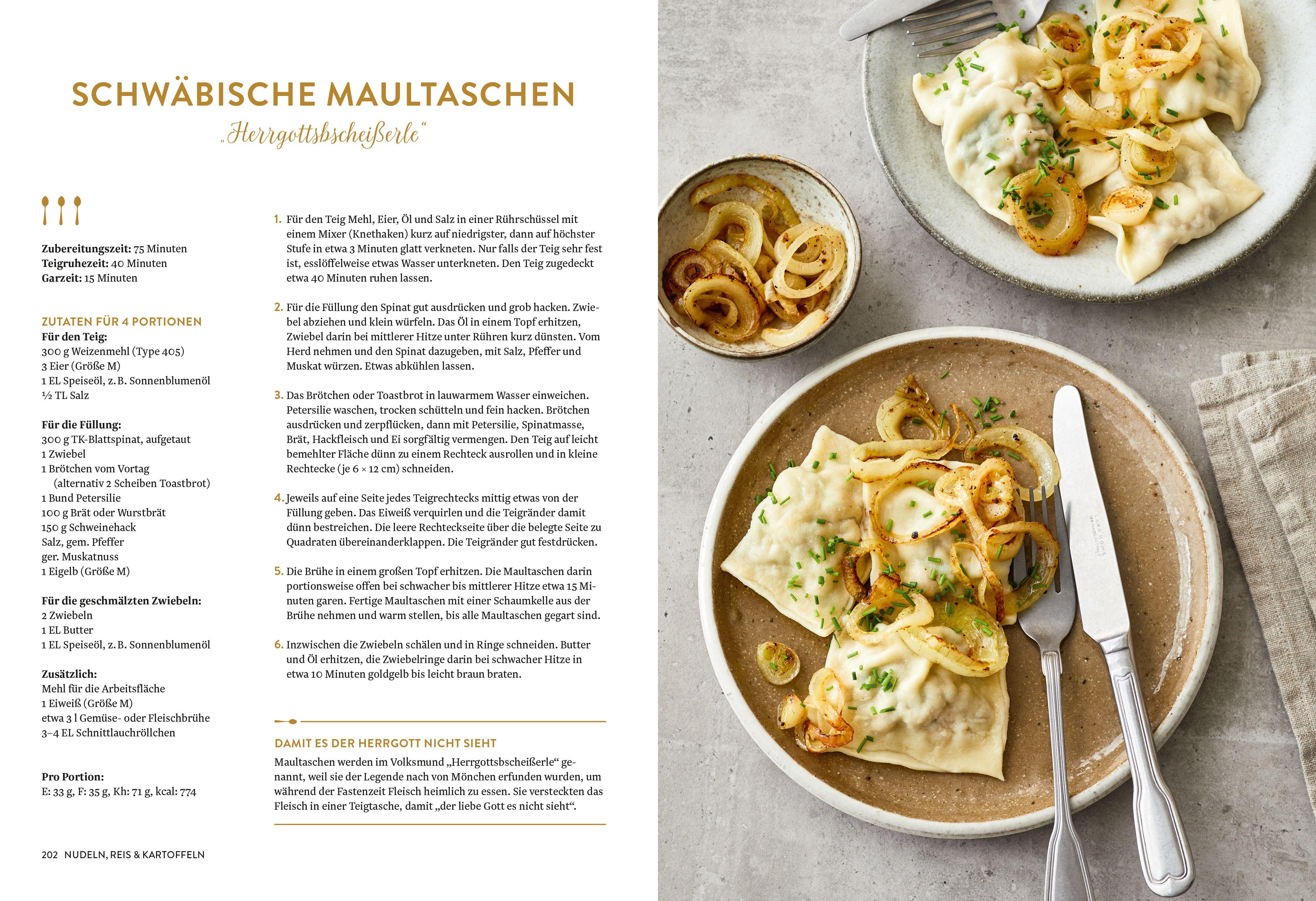 Beispielinhalt (Bild) Der goldene Löffel - Kochen