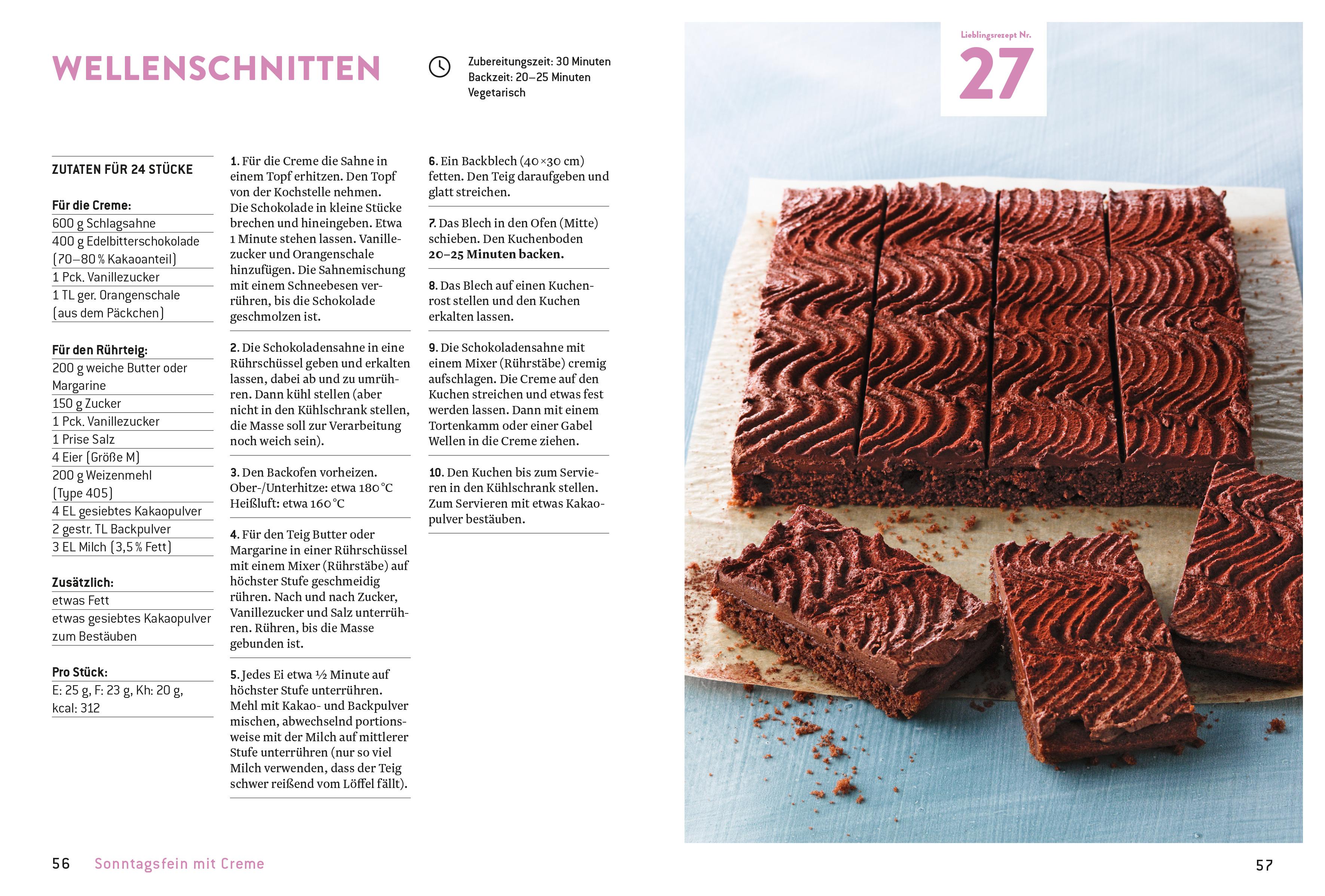 Beispielinhalt (Bild) Meine Lieblingsrezepte: Blechkuchen