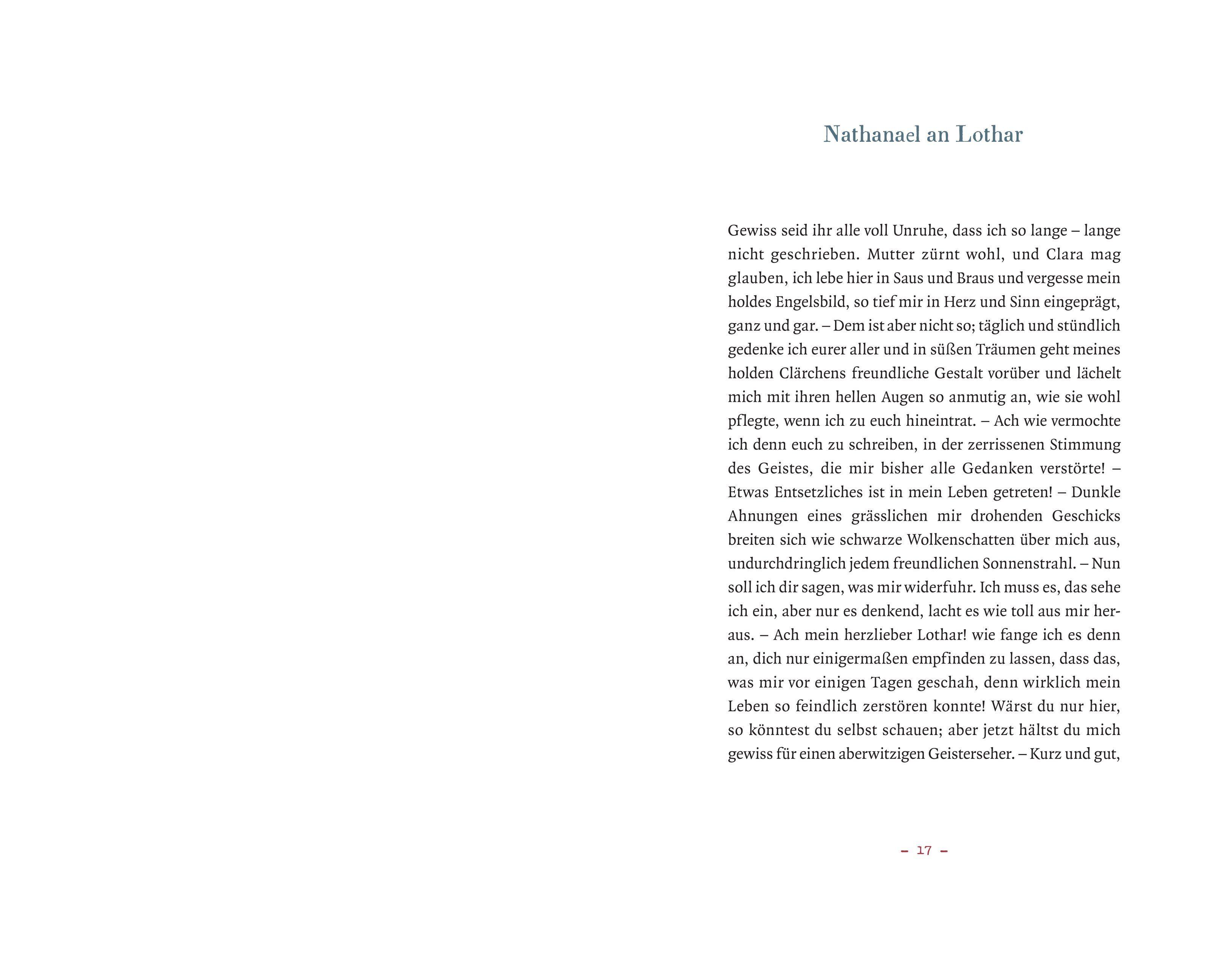 Beispielinhalt (Bild) Wie aus tiefstem Traum - Der Sandmann & Der Magnetiseur. Zwei fantastische Geschichten