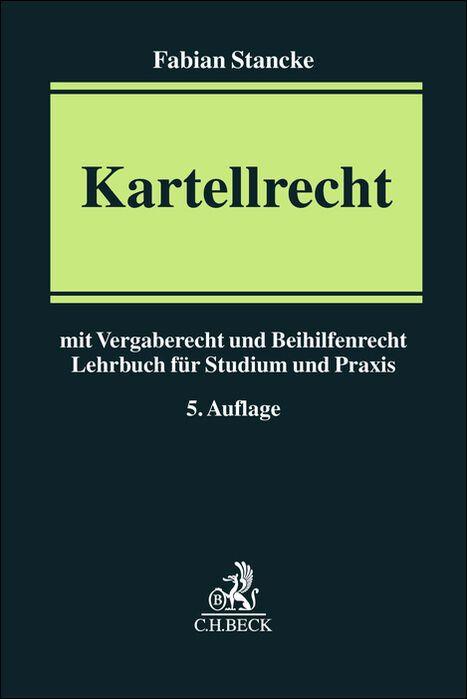 Vorderes Coverbild Kartellrecht