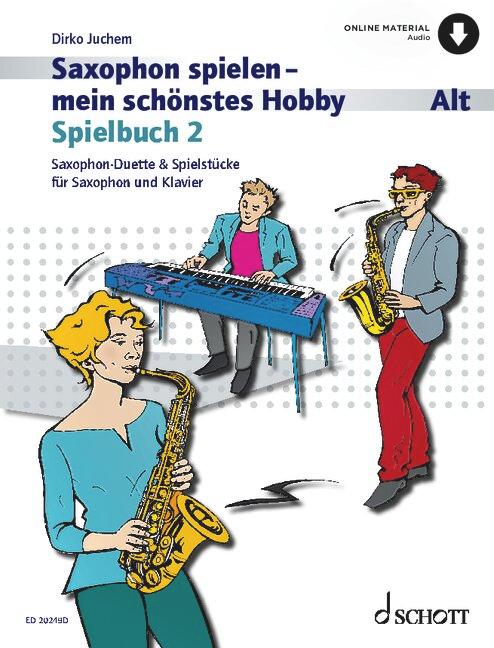Vorderes Coverbild Saxophon spielen - mein schönstes Hobby
