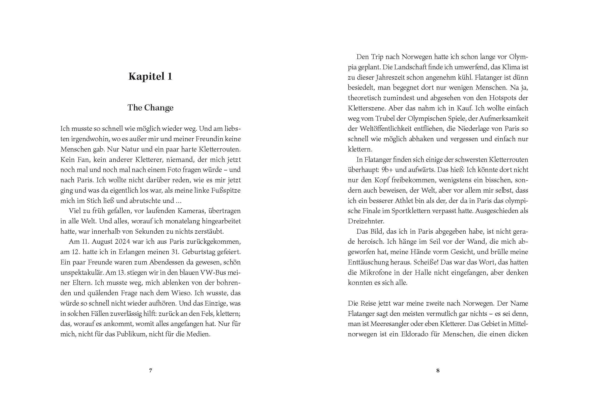 Beispielinhalt (Bild) Frei am Fels