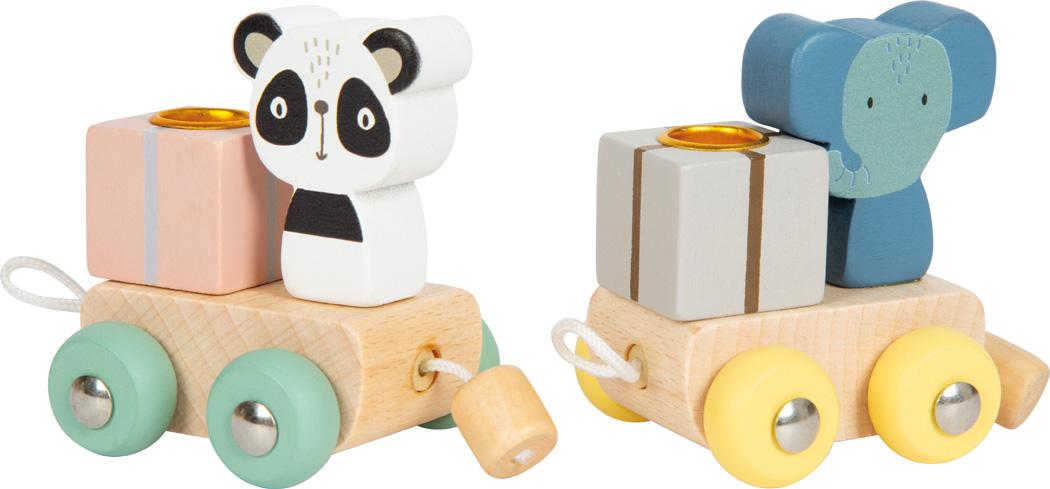 Beispielinhalt (Bild) Geburtstagszug mit Tieren