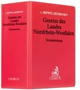 Vorderes Coverbild Gesetze des Landes Nordrhein-Westfalen (ohne Fortsetzungsnotierung). Inkl. 153. Ergänzungslieferung