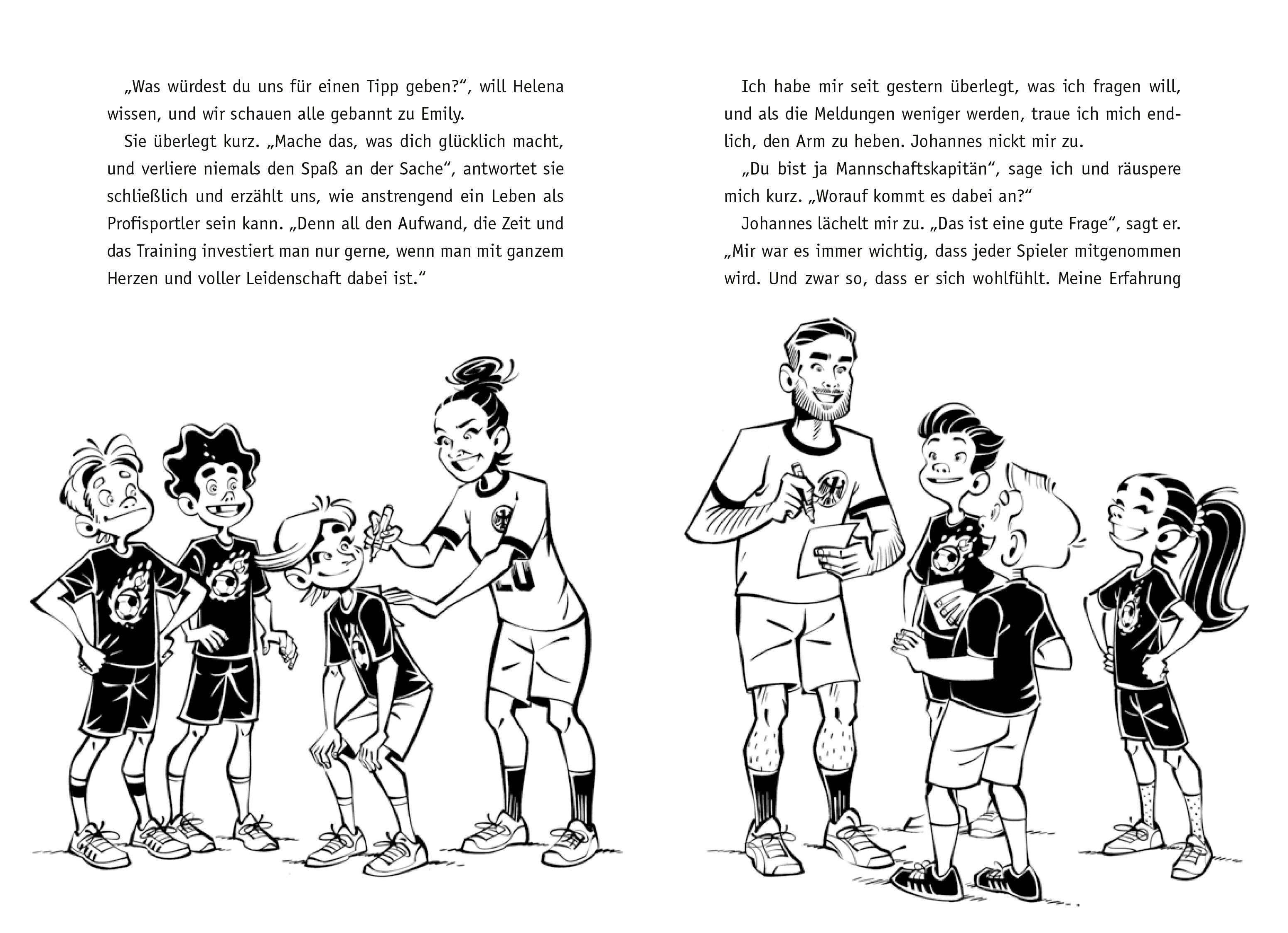 Beispielinhalt (Bild) Die Handball-Piraten (Band 3) - Volle Action im Feriencamp