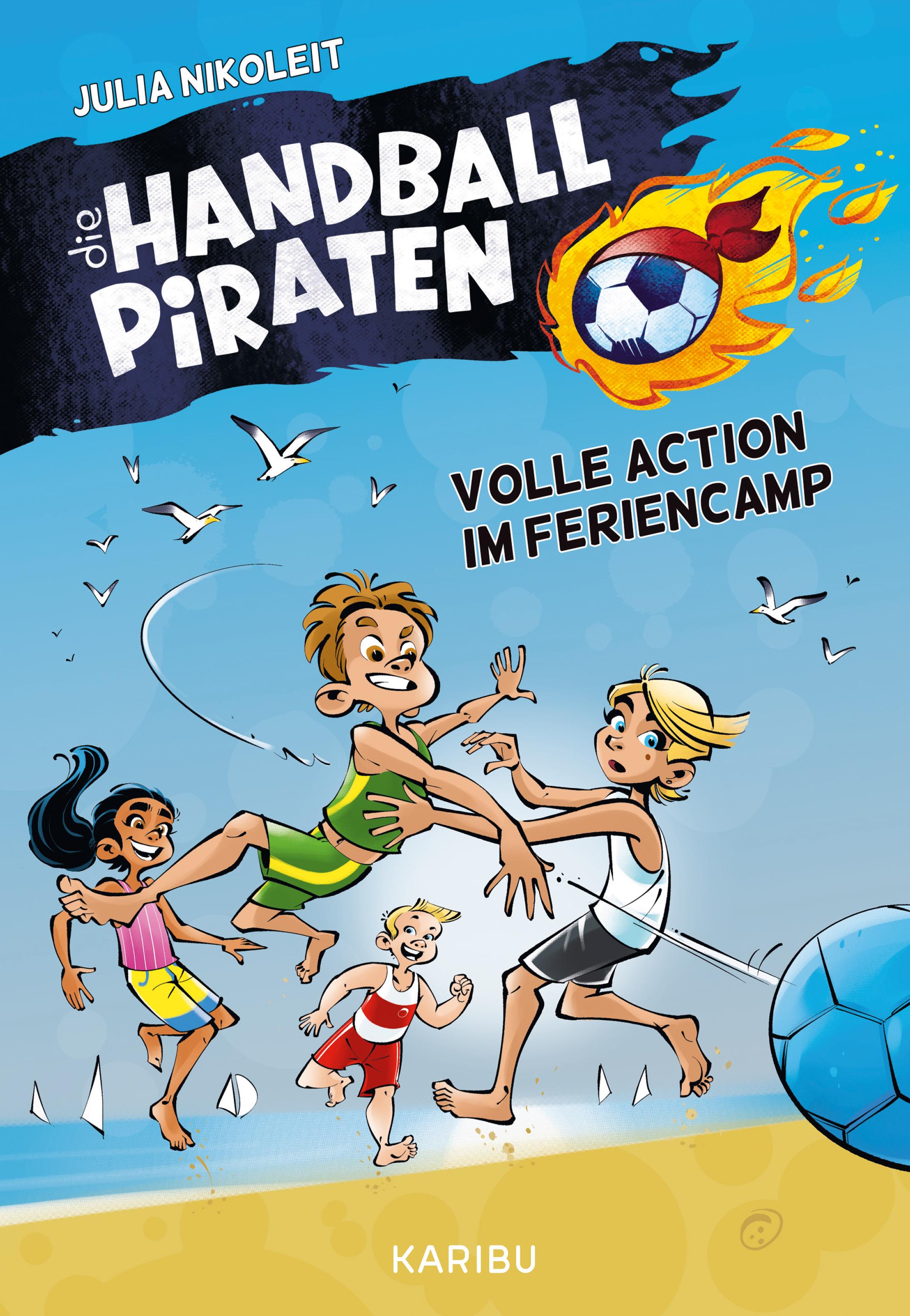 Vorderes Coverbild Die Handball-Piraten (Band 3) - Volle Action im Feriencamp