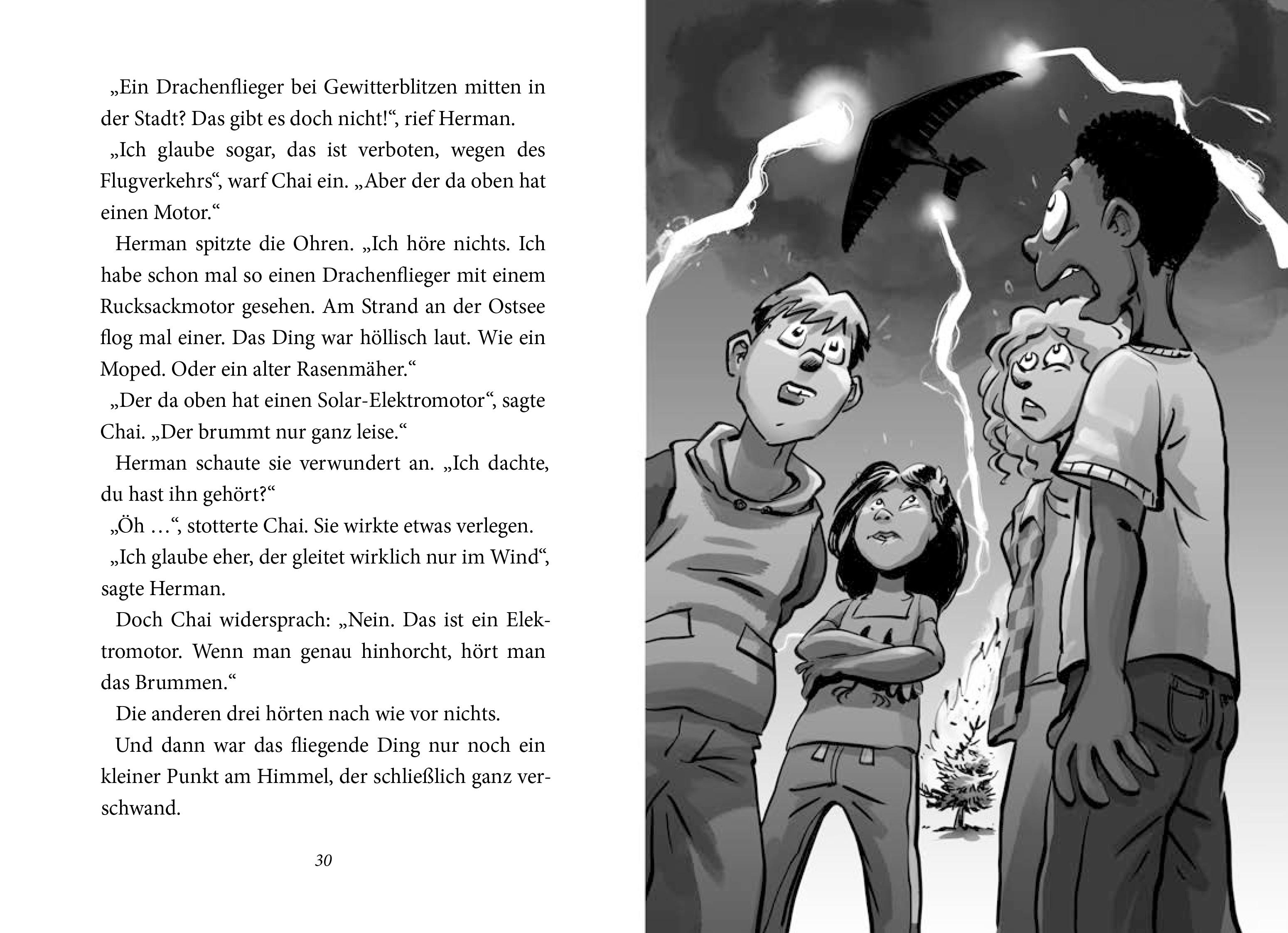 Beispielinhalt (Bild) Mission Superhelden (Band 1) - Die Letzten beißen die Wolfsdrachen