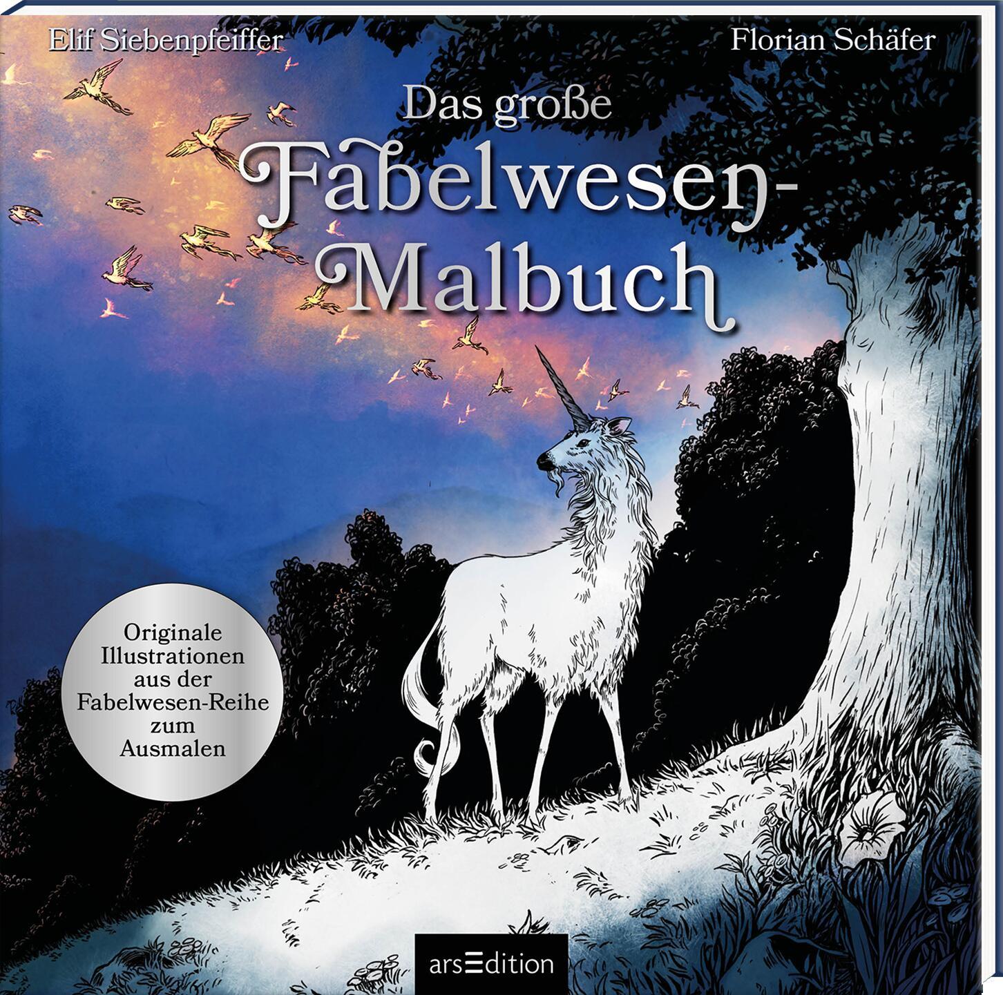 Vorderes Coverbild Das große Fabelwesen-Malbuch