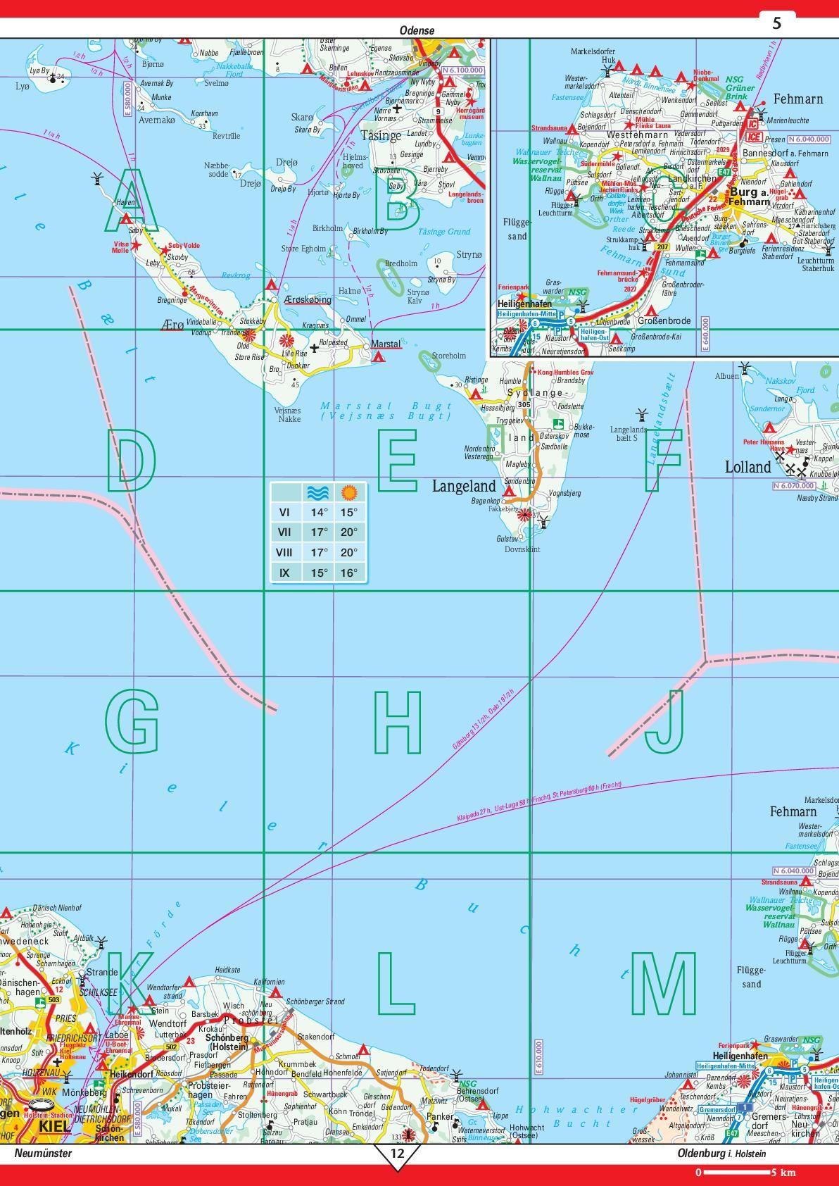 Beispielinhalt (Bild) Neuer Straßenatlas Deutschland/Europa 2026/2027